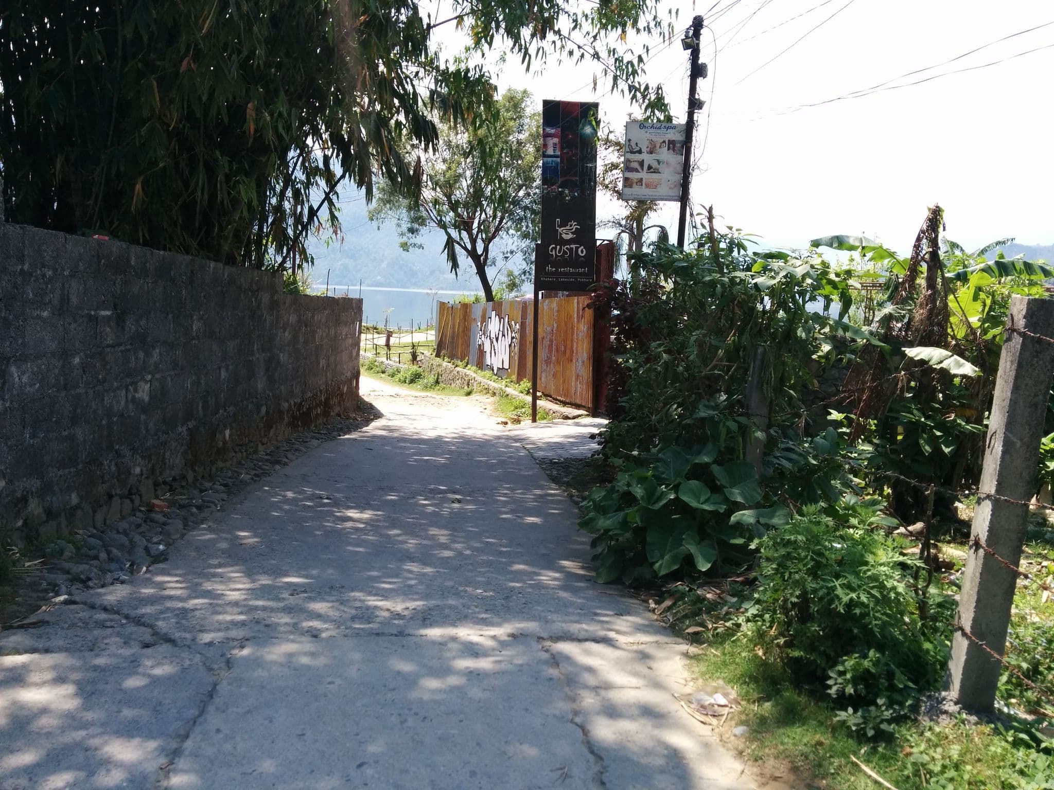 Street view near Rupee, Pokhara — © sashazykov (CC BY-SA · Mapillary)