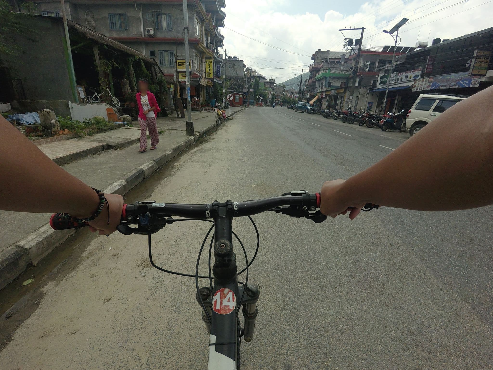 Street view near Lake Himalaya, Pokhara — © GOwin (CC BY-SA · Mapillary)