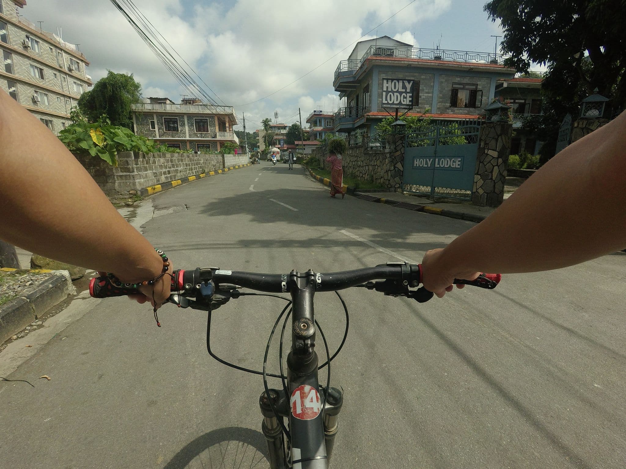 Street view near Hotel Juju, Pokhara