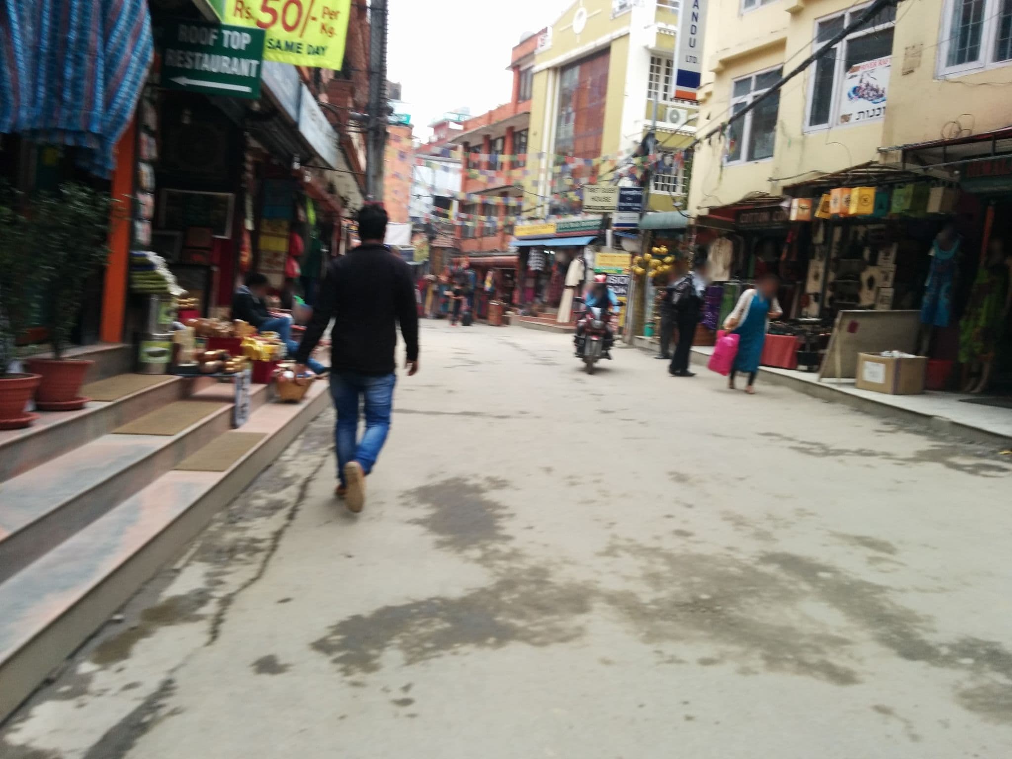 Street view near Hotel Florid, Kathmandu — © sashazykov (CC BY-SA · Mapillary)
