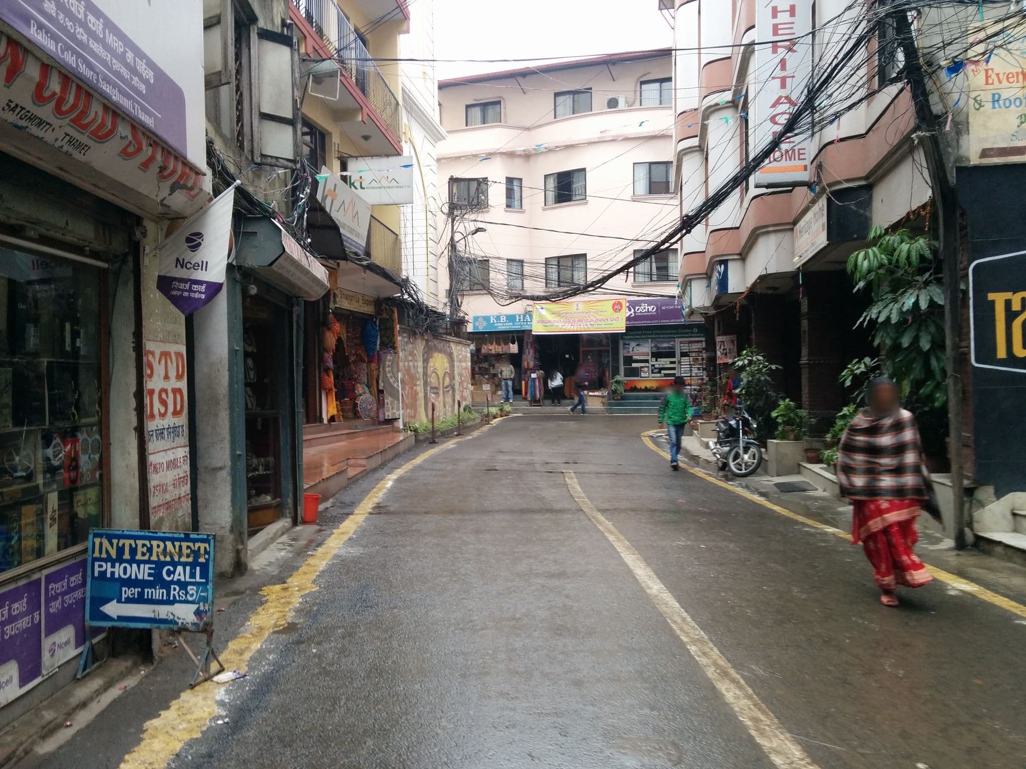 Street view near Hotel Tradition, Kathmandu