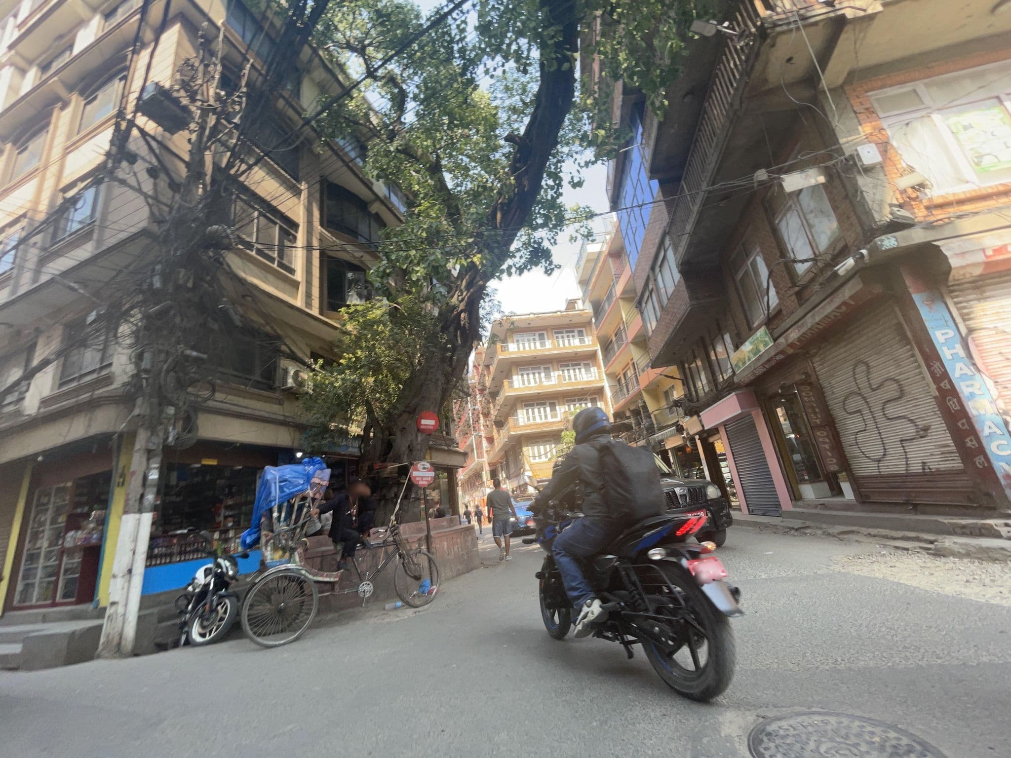 Street view near Royal Penguin Boutique Hotel, Kathmandu