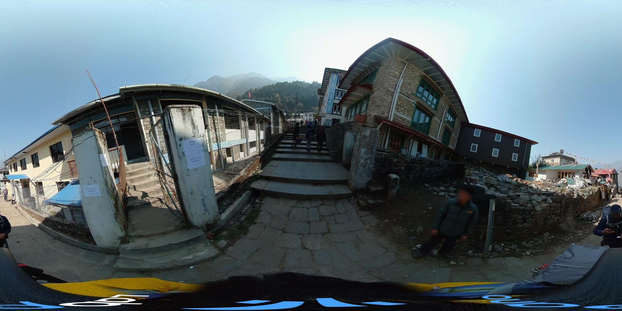 Street view near Everest Summit Lodge, Namche Bazaar