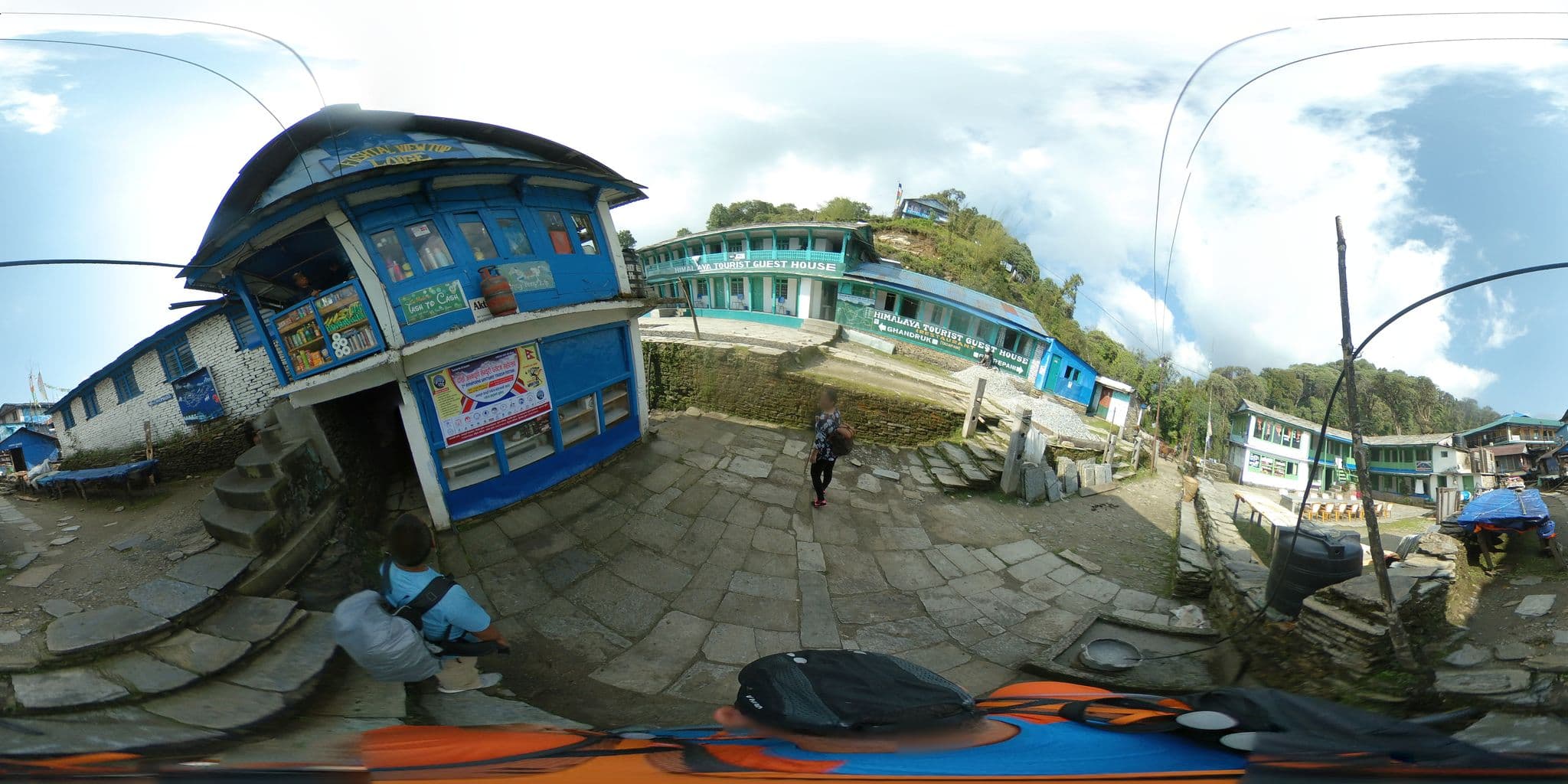 Street view near Himalaya Tourist Guest House, Chitre