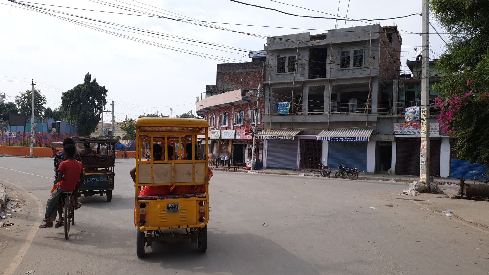 Street view near Hotel RajKamal, Janakpur — © dongolishan (CC BY-SA · Mapillary)