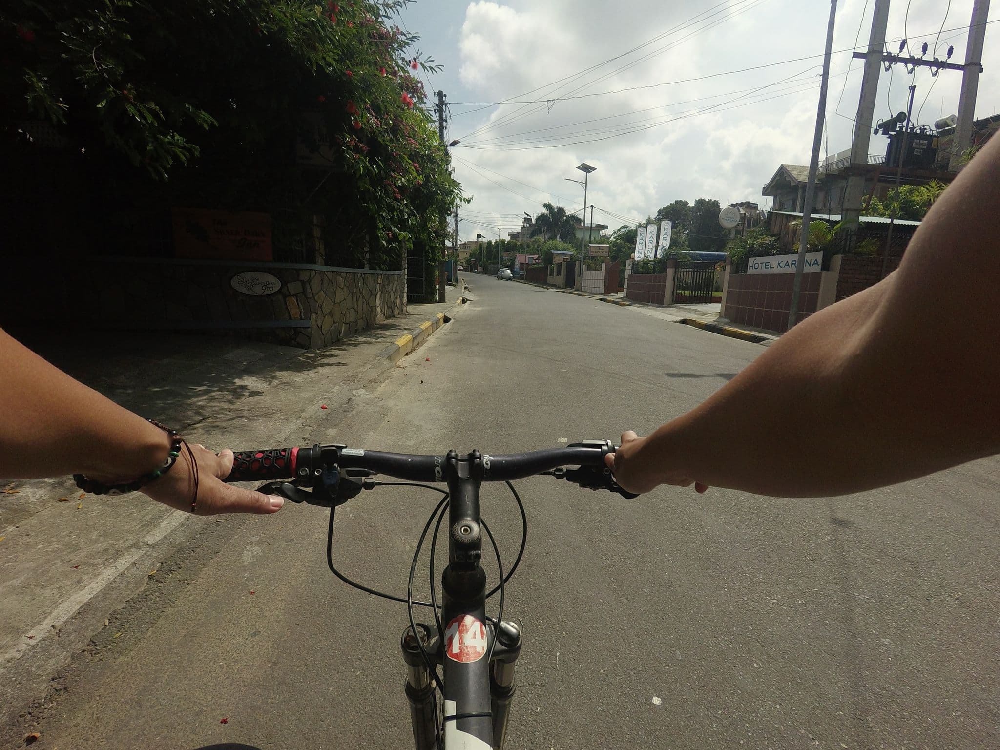 Street view near Silver Oaks Inn, Pokhara — © GOwin (CC BY-SA · Mapillary)