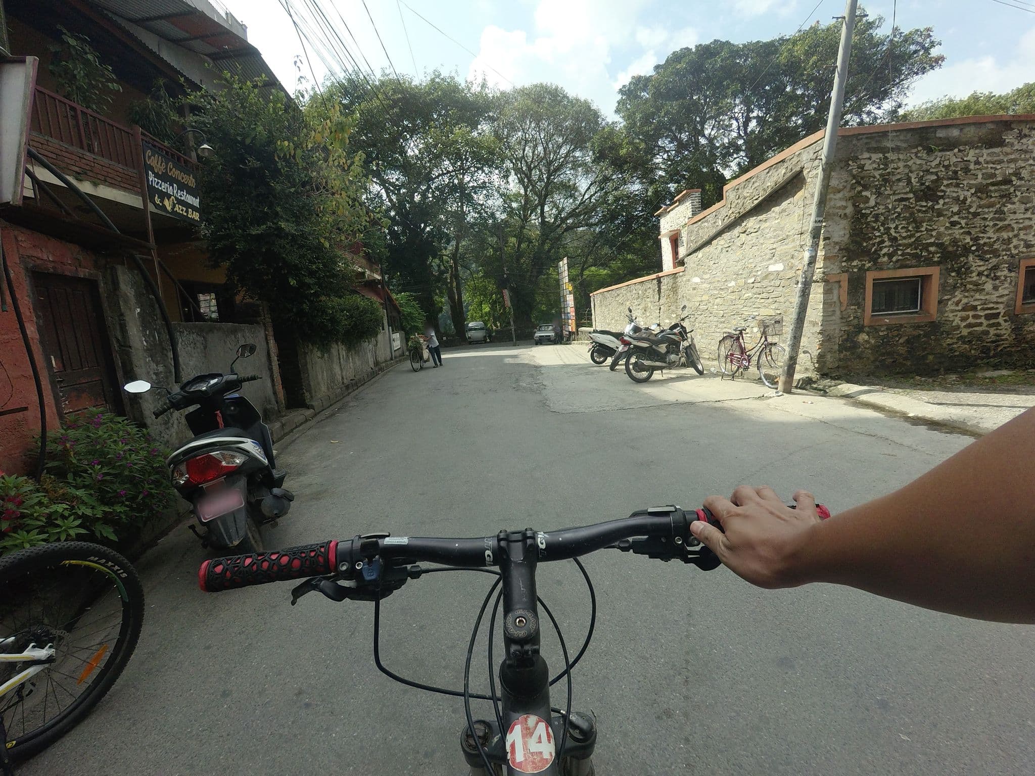 Street view near Hotel Raniban Arcade, Pokhara