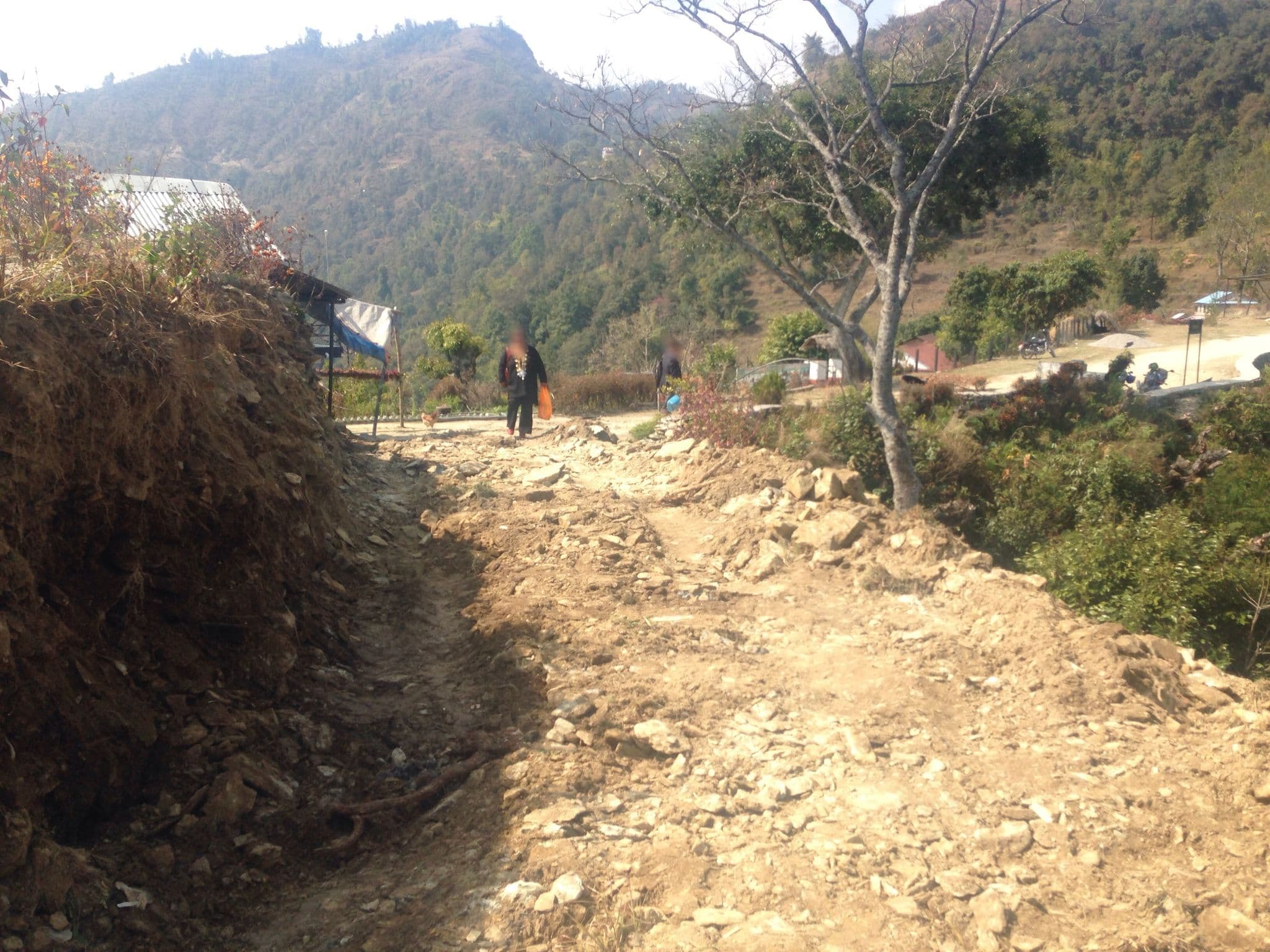 Street view near Siddhartha Garden, Pokhara