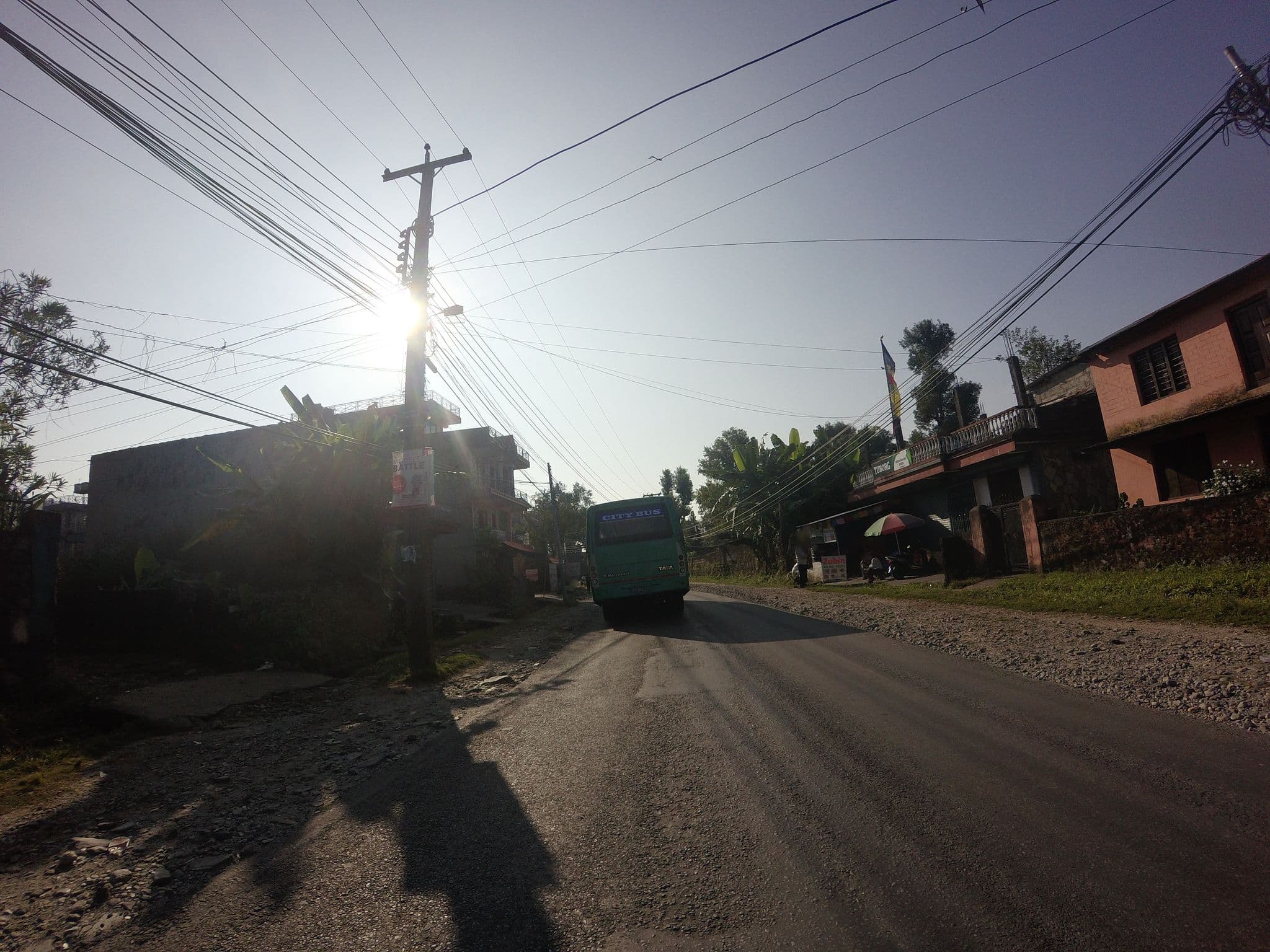 Street view near WRC Guest House, Pokhara