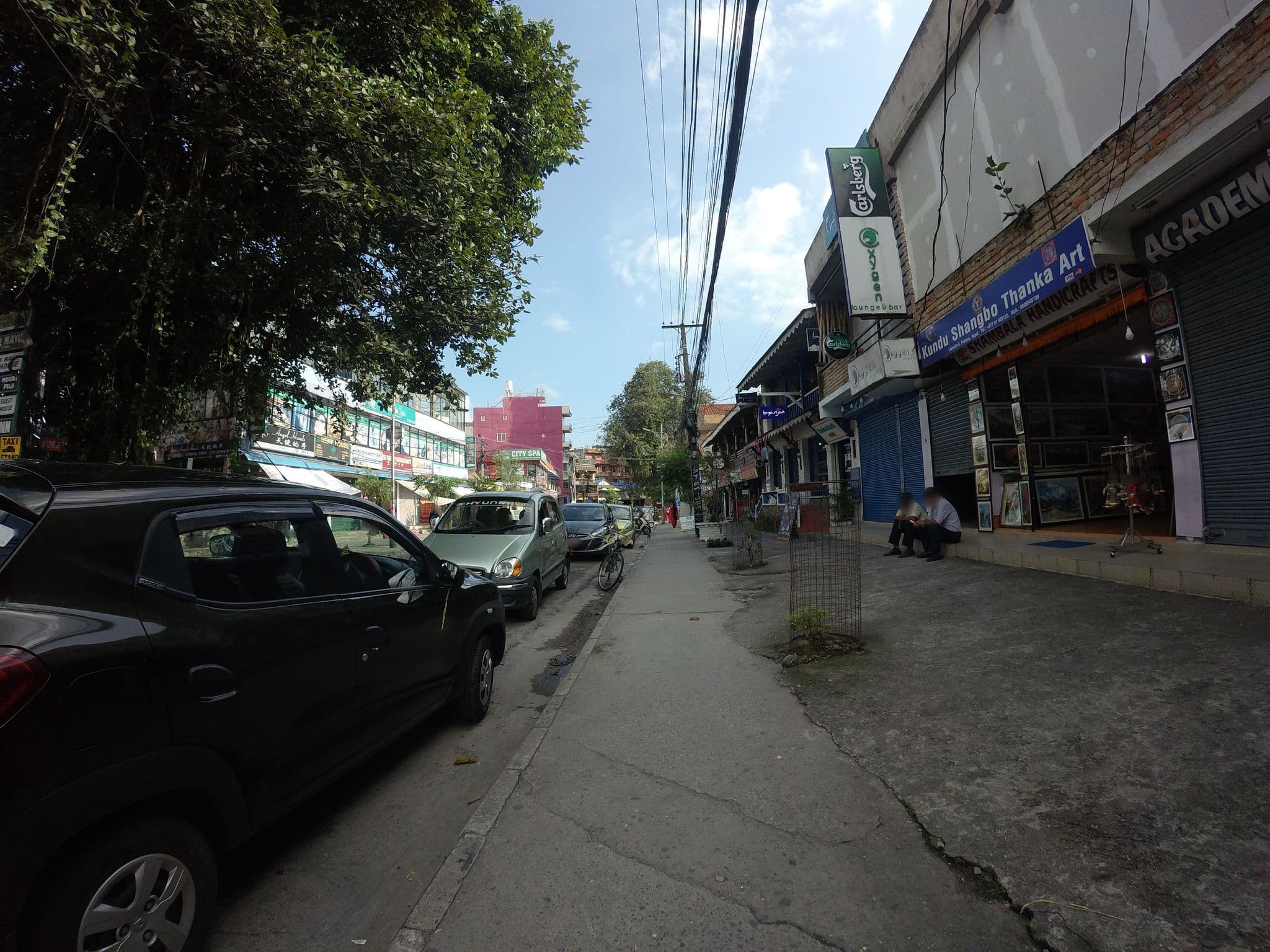 Street view near Hotel Liberty, Pokhara