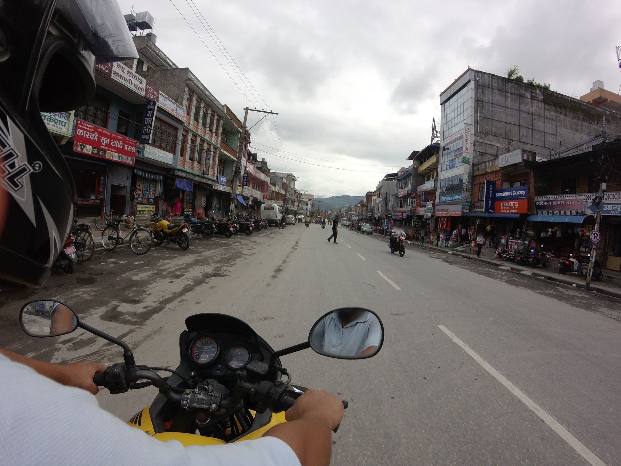 Street view near Thakali Lodge & Restaurant, Pokhara — © thapa7 (CC BY-SA · Mapillary)