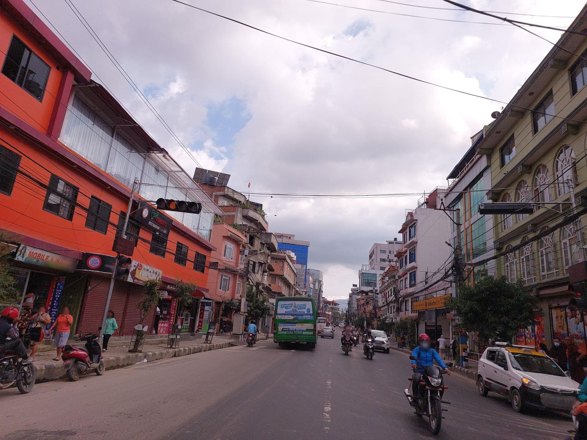 Street view near Hotel Le Himalaya, Kathmandu