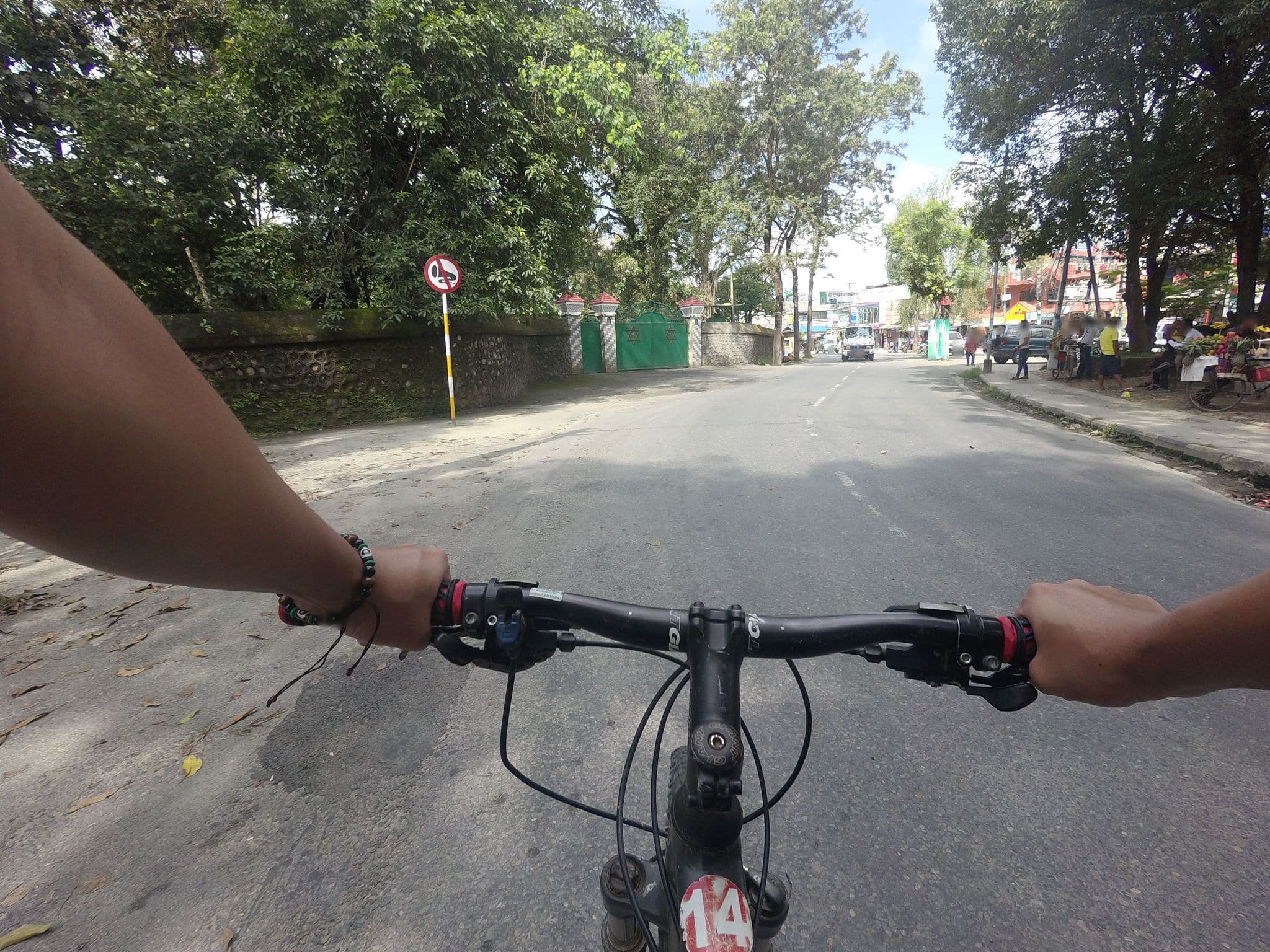 Street view near Nirvana Hotel, Pokhara — © GOwin (CC BY-SA · Mapillary)