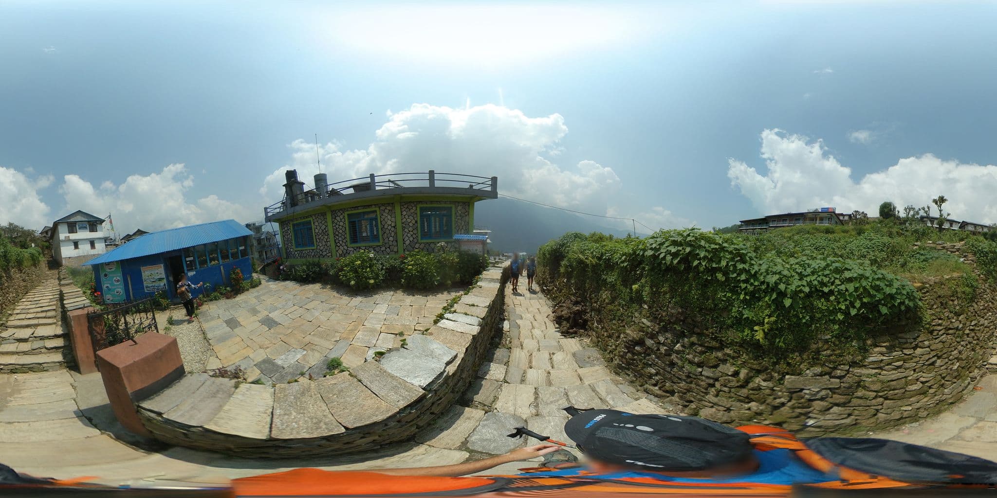Street view near Ghandruk Village Eco Lodge, Chitre