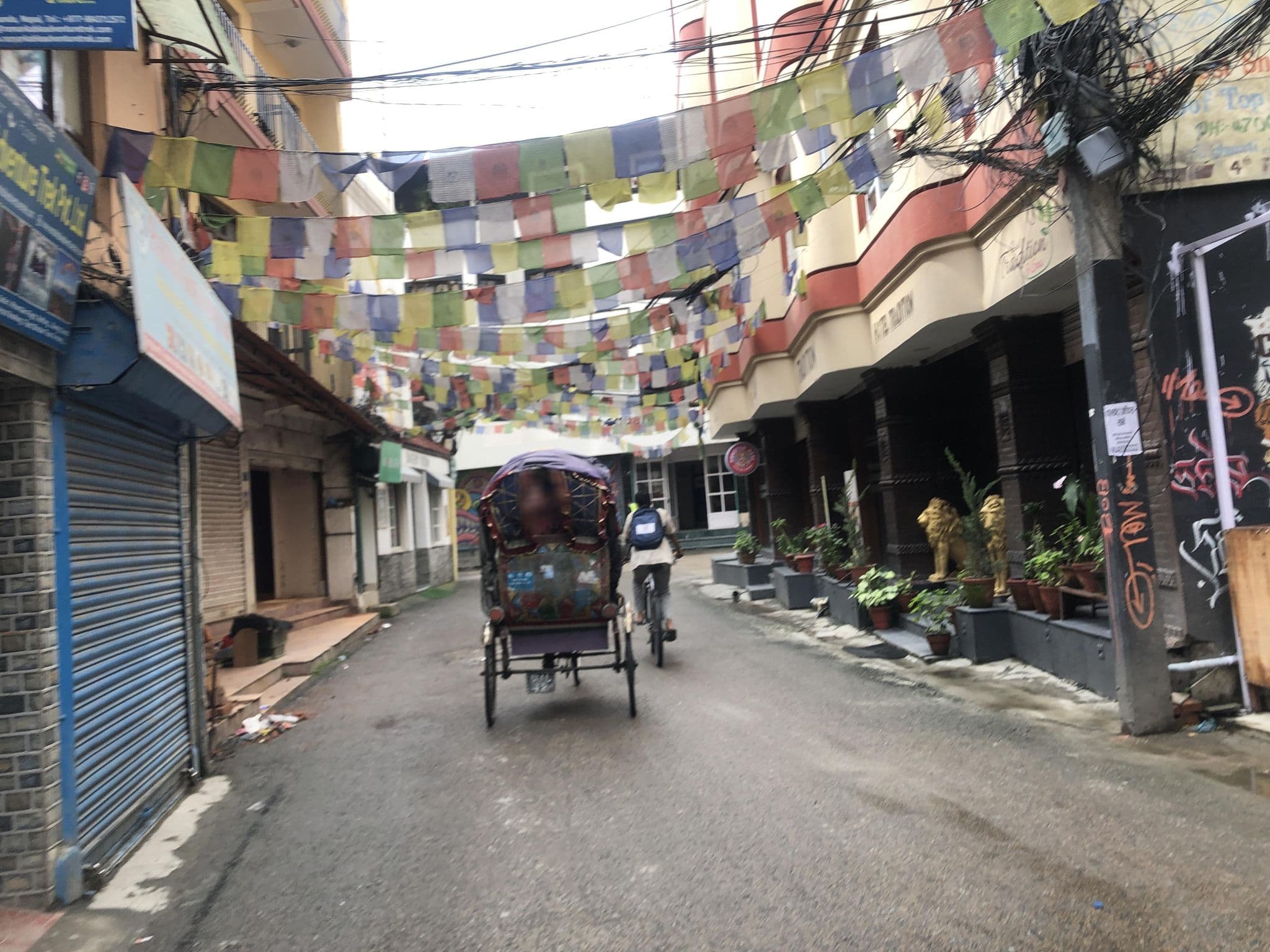 Street view near KGH Hotel, Kathmandu