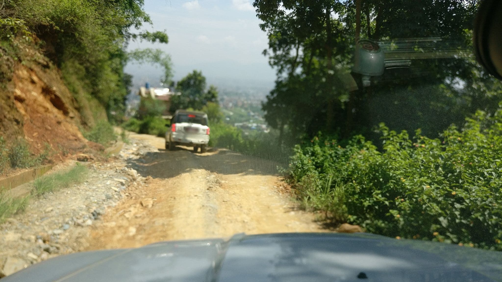 Street view near Chule Nimto Resort, Ki̇̄rtipur — © roadroid (CC BY-SA · Mapillary)
