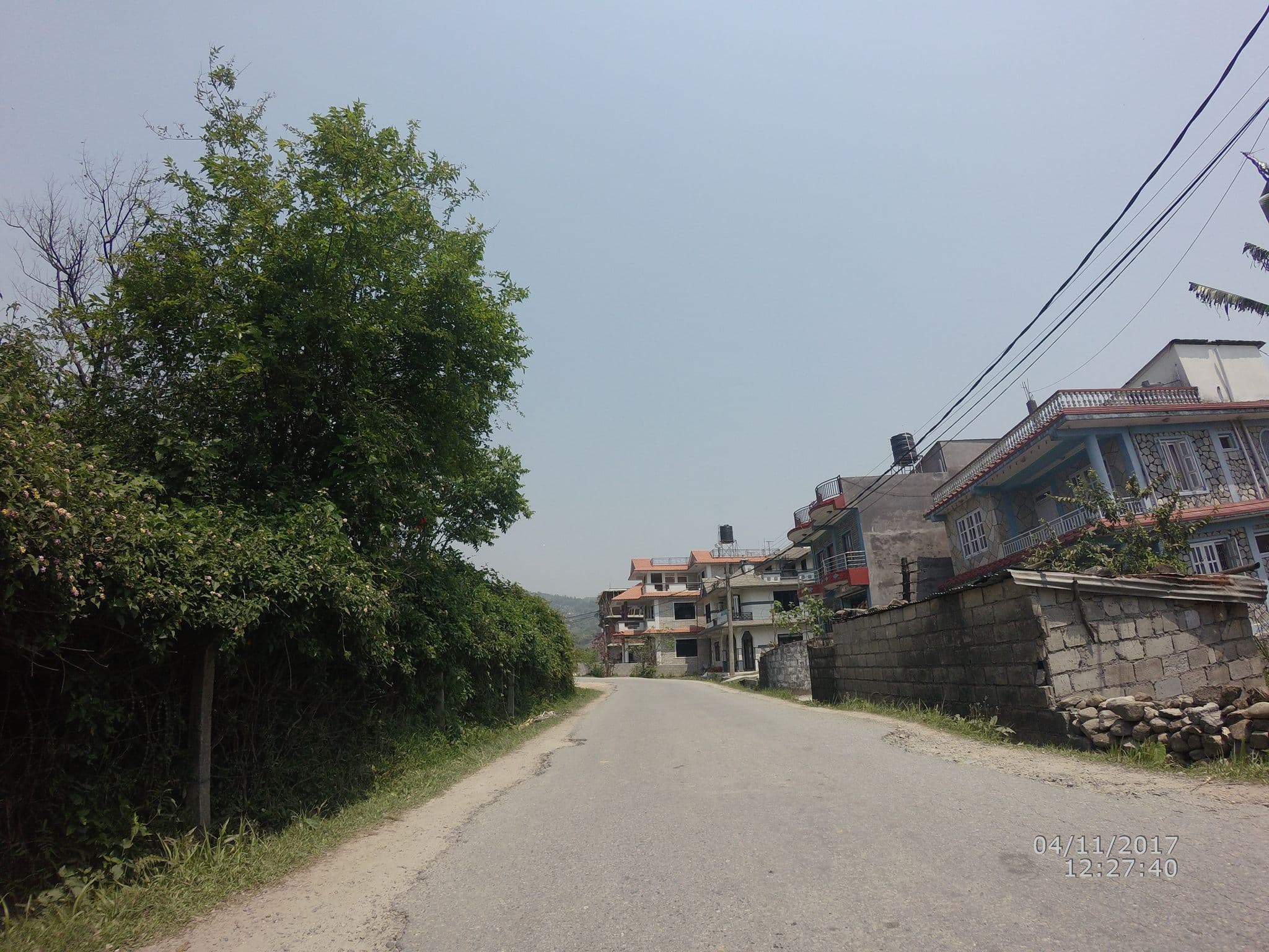 Street view near Gurukul boys hostel, Pokhara