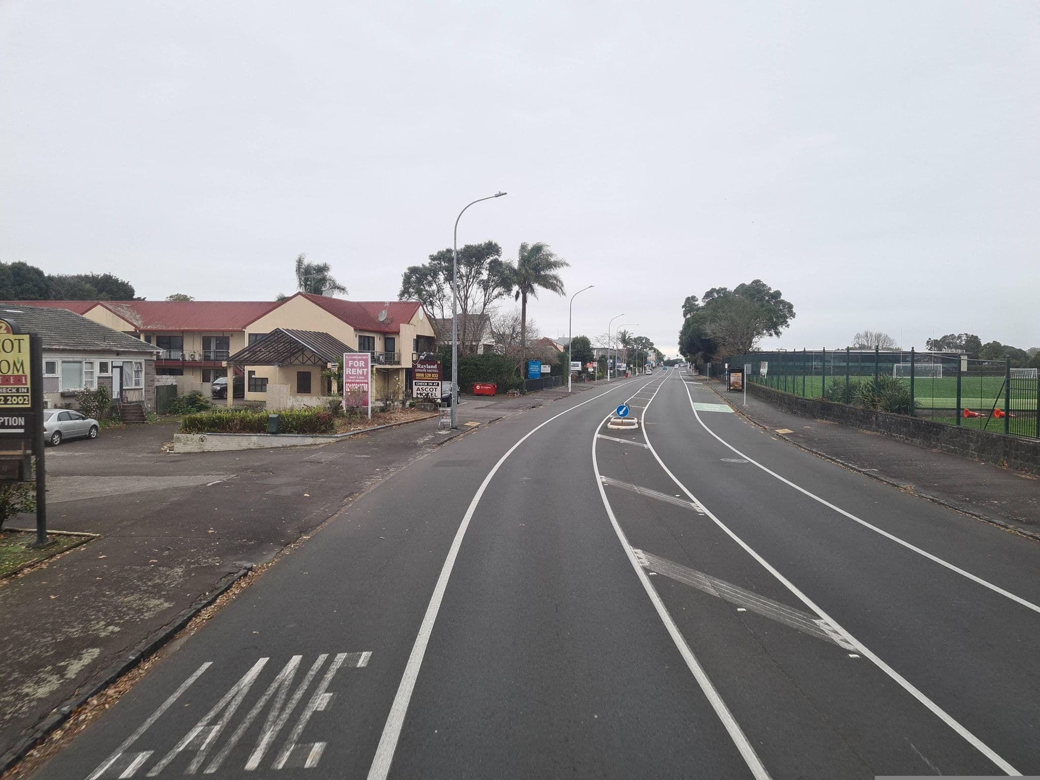 Street view near Ascot Epsom Motel, Newmarket — © coykoi (CC BY-SA · Mapillary)