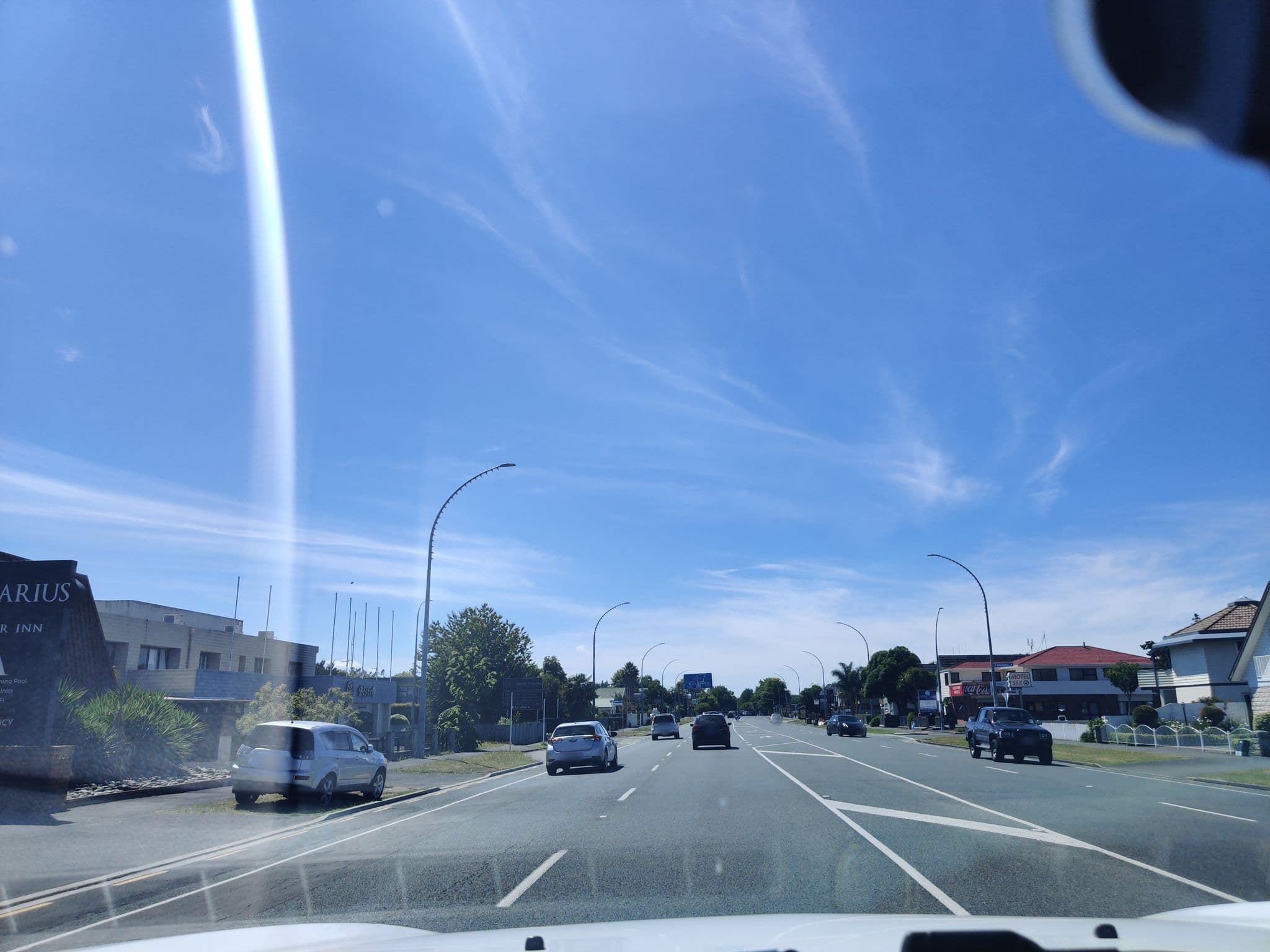 Street view near Aquarius Motor Inn, Hamilton West — © elphix (CC BY-SA · Mapillary)