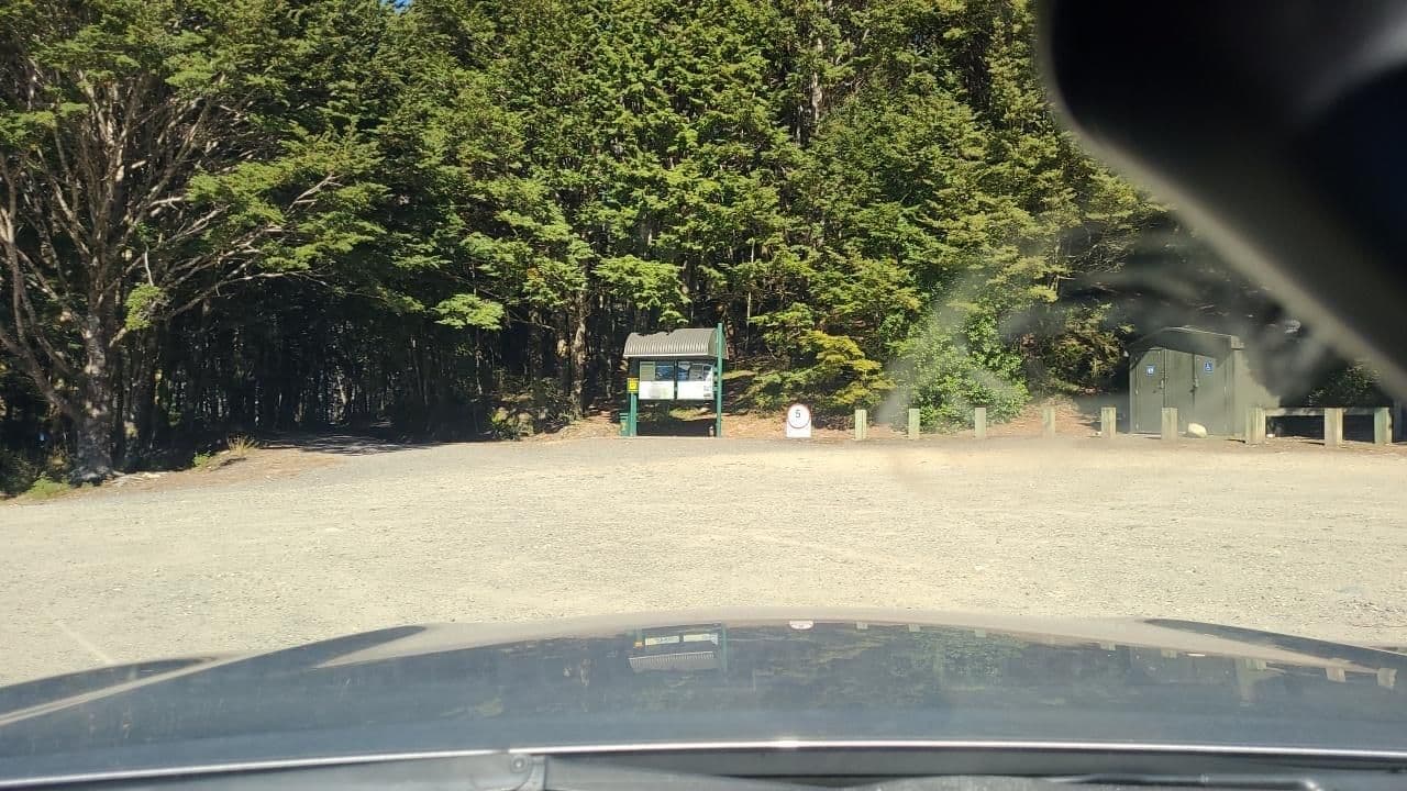 Street view near Monowai Campsite, Te Anau