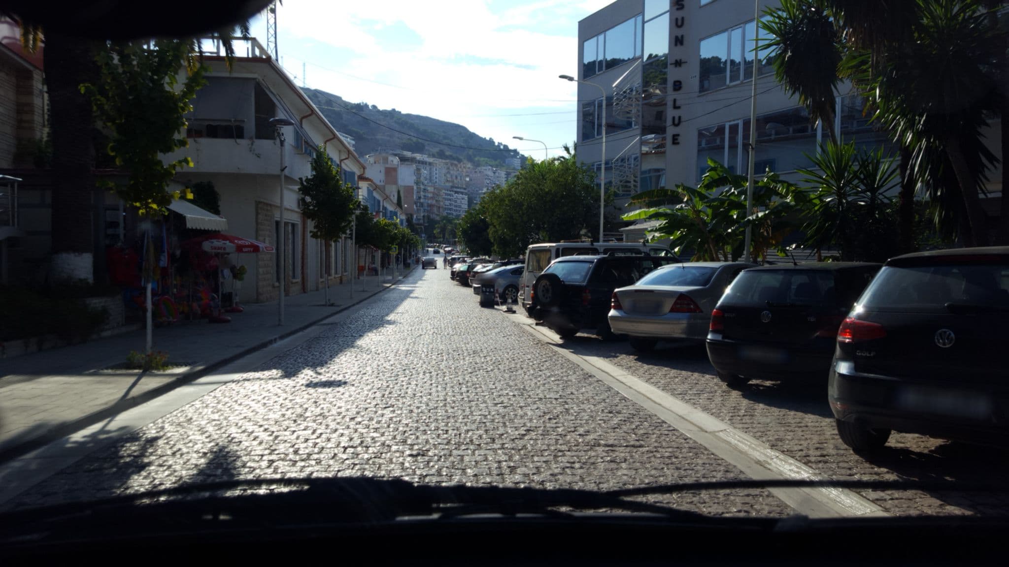 Street view near Sun n Blue, Sarandë — © denisju_osm (CC BY-SA · Mapillary)