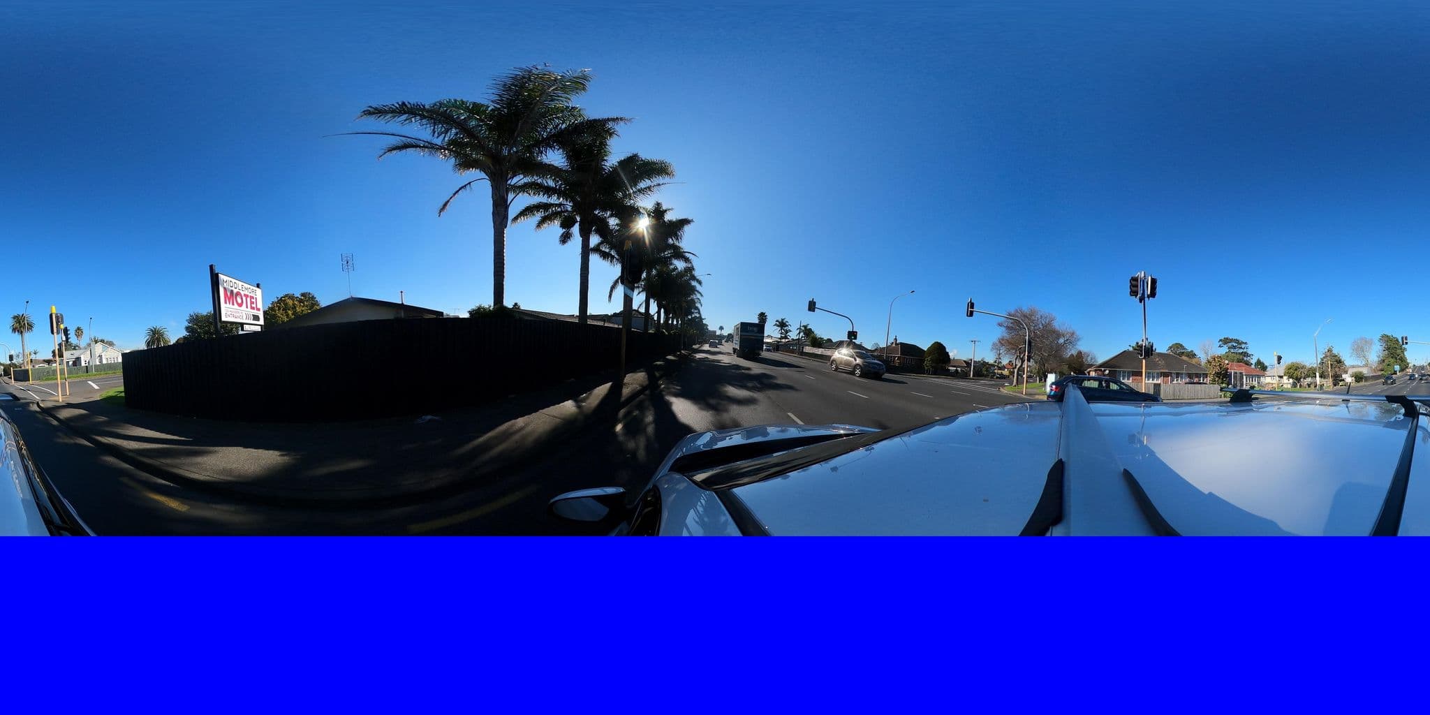 Street view near Middlemore Motel, Papatoetoe — © ralley (CC BY-SA · Mapillary)