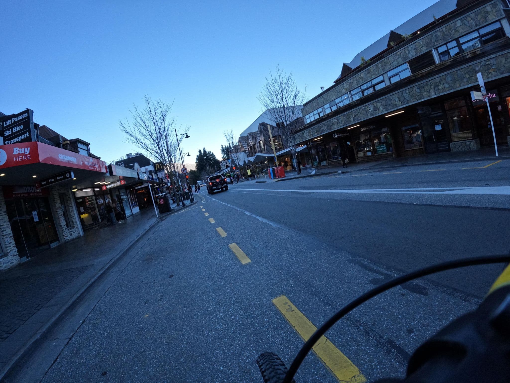 Street view near Adventure Queenstown Hostel, Queenstown — © skillsy (CC BY-SA · Mapillary)