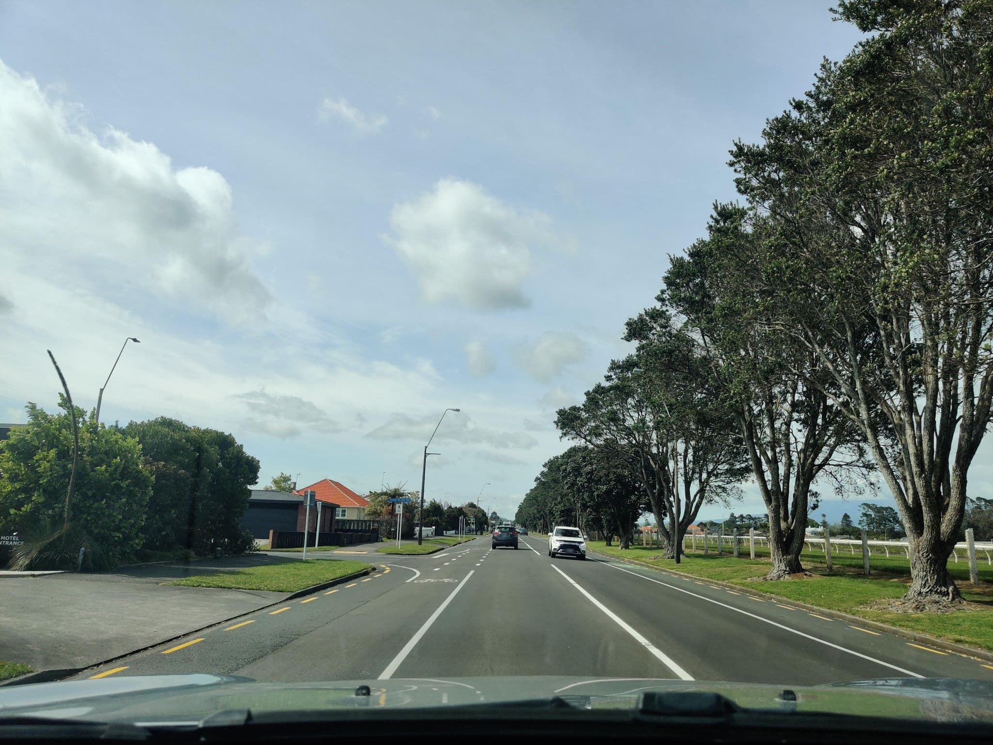 Street view near Pukekura Motor Lodge, New Plymouth — © elphix (CC BY-SA · Mapillary)
