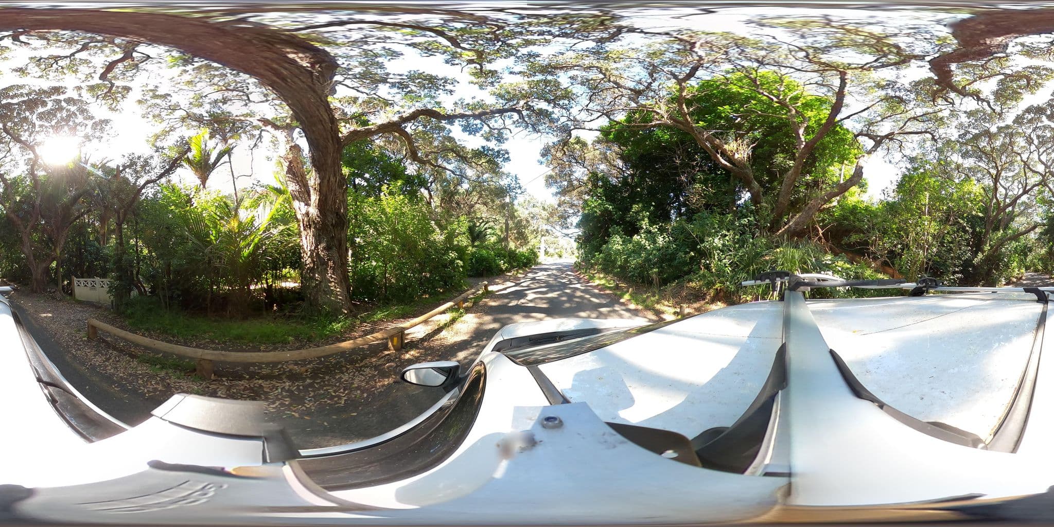 Street view near Black Sands Lodge, Piha — © ralley (CC BY-SA · Mapillary)