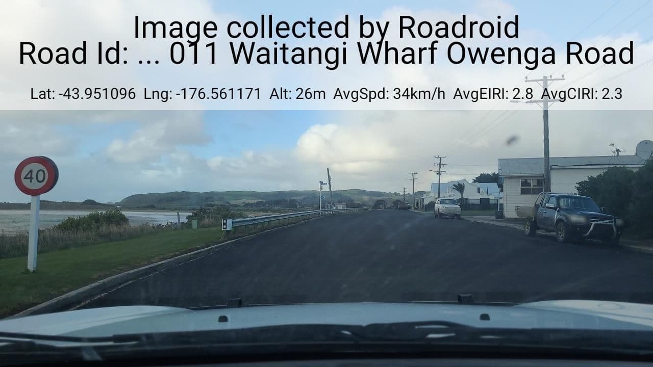 Street view near Hotel Chathams, Castlepoint — © roadroid (CC BY-SA · Mapillary)