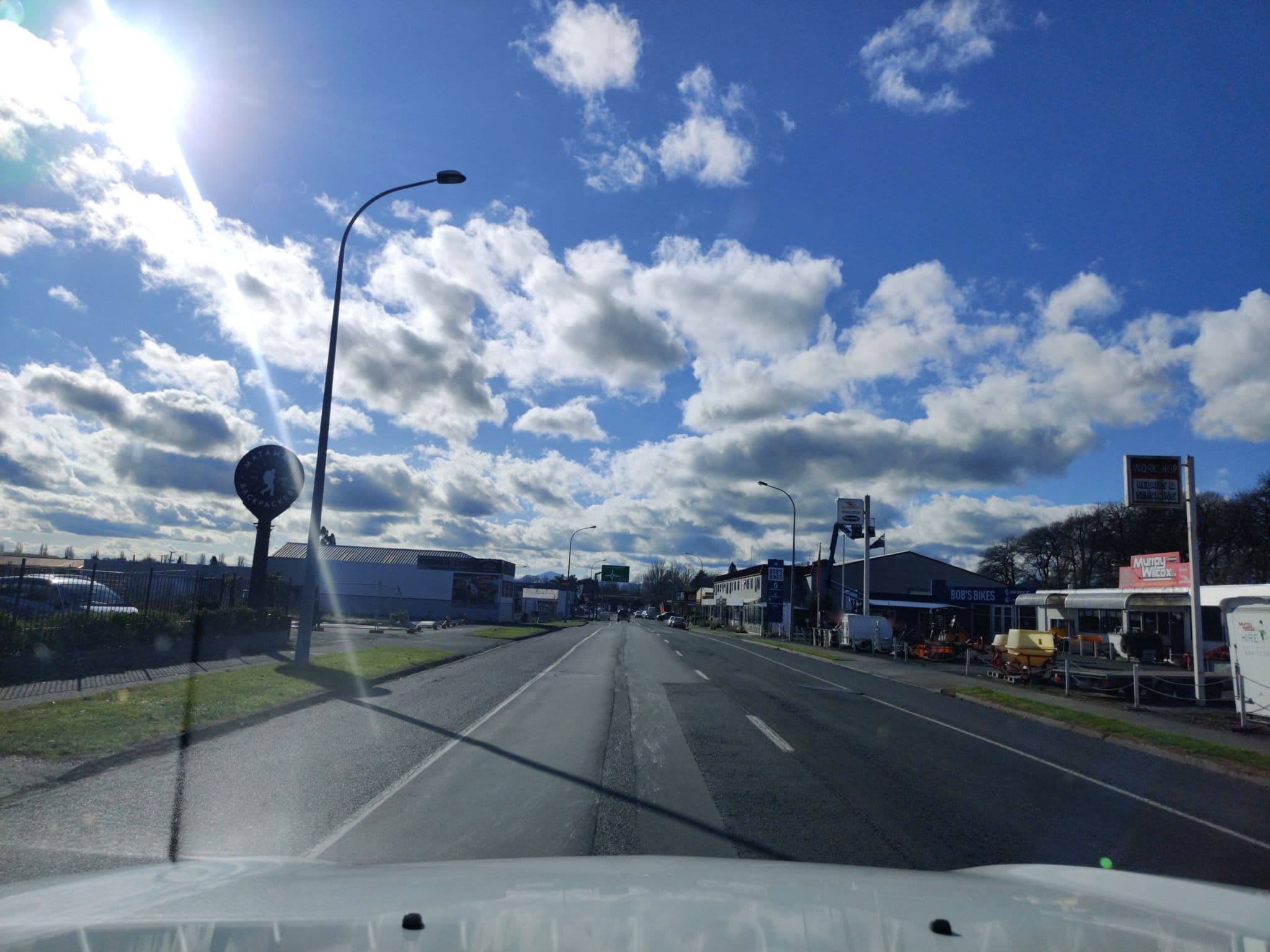 Street view near Matamata Backpackers, Matamata — © elphix (CC BY-SA · Mapillary)