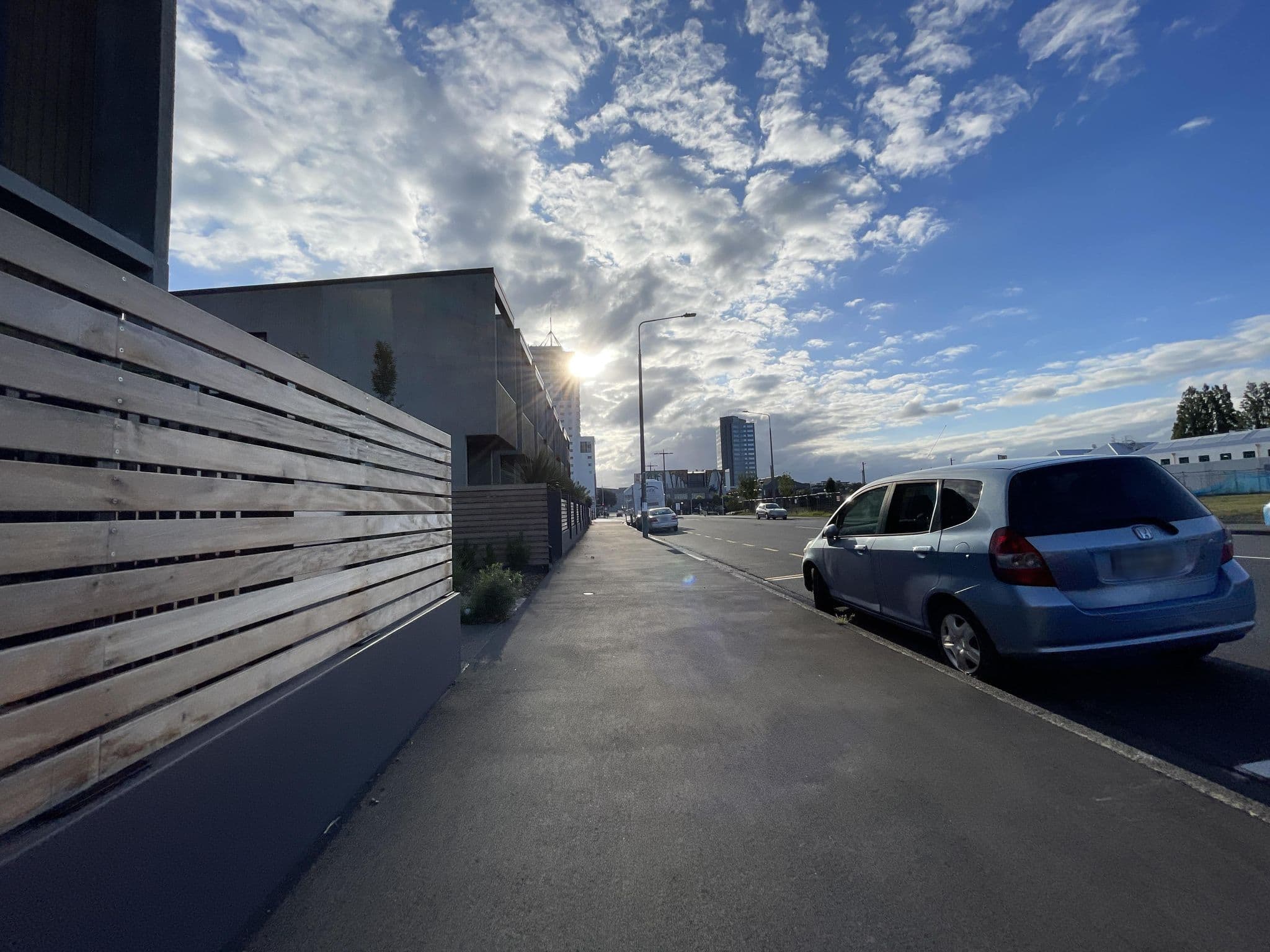 Street view near Christchurch Central City Apartment, Christchurch — © liammorley (CC BY-SA · Mapillary)