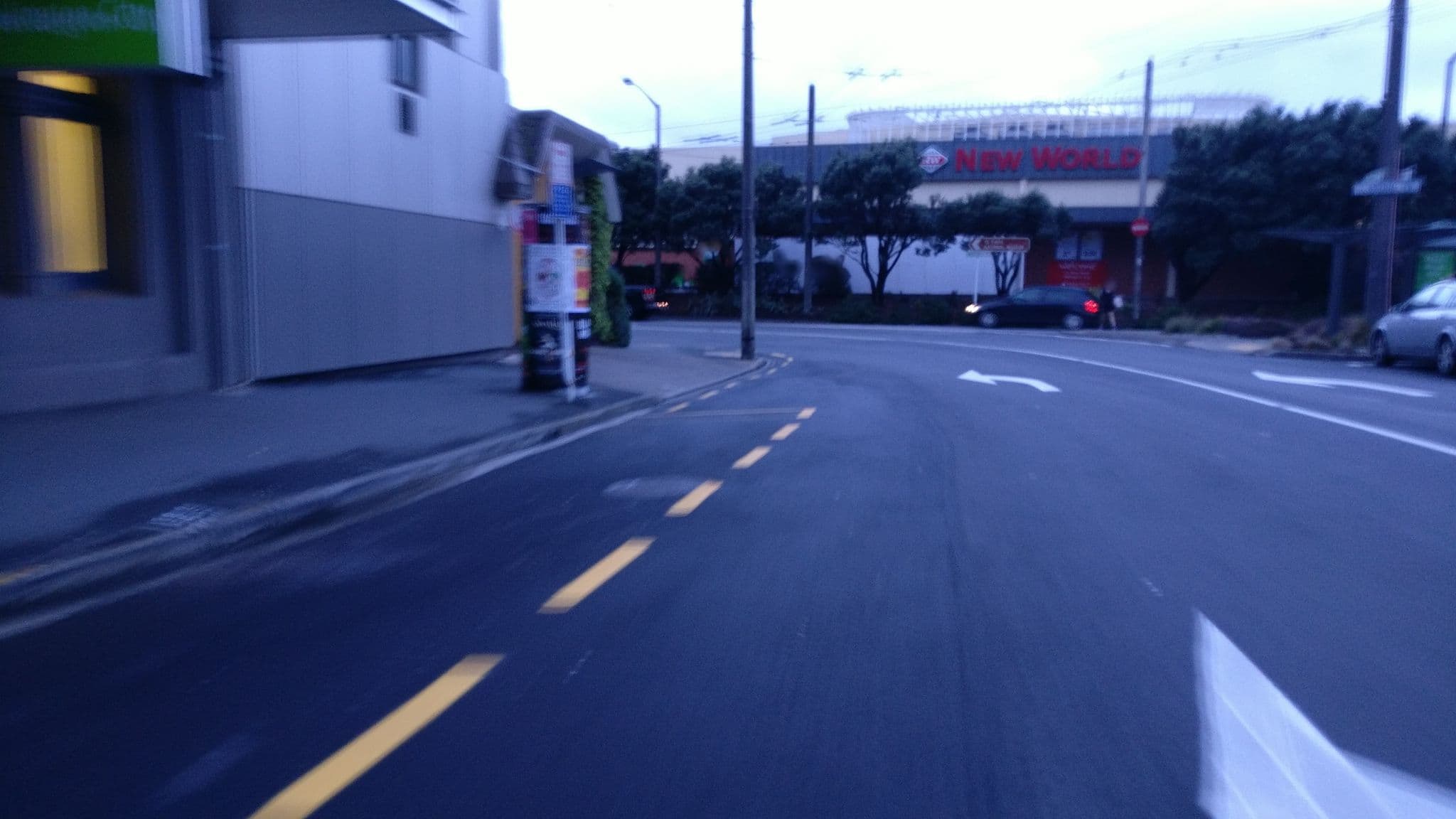 Street view near Haka House Hostel, Te Aro — © hughdavenport (CC BY-SA · Mapillary)