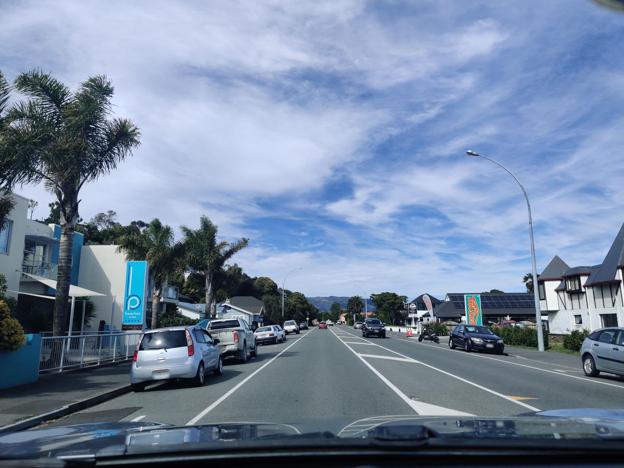 Street view near Castles Motel, Tahunanui — © elphix (CC BY-SA · Mapillary)