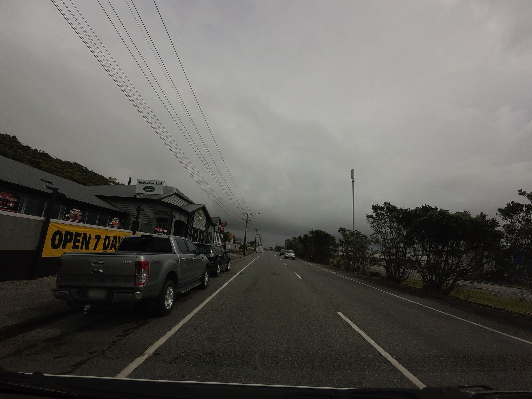 Street view near Australasian Hotel, Karoro — © mishari (CC BY-SA · Mapillary)