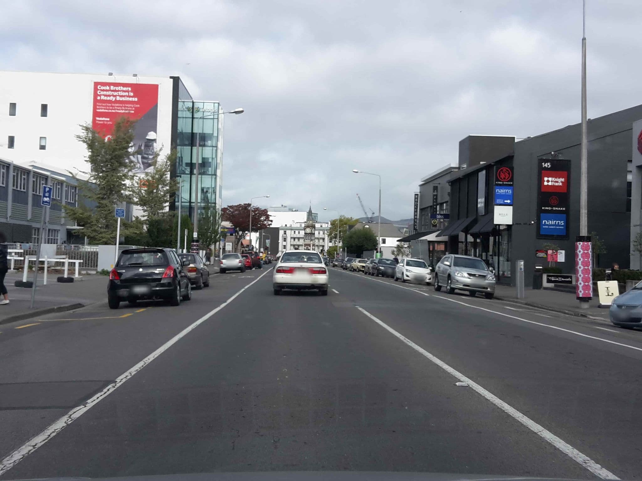 Street view near The Mayfair, Christchurch — © hoodlum (CC BY-SA · Mapillary)
