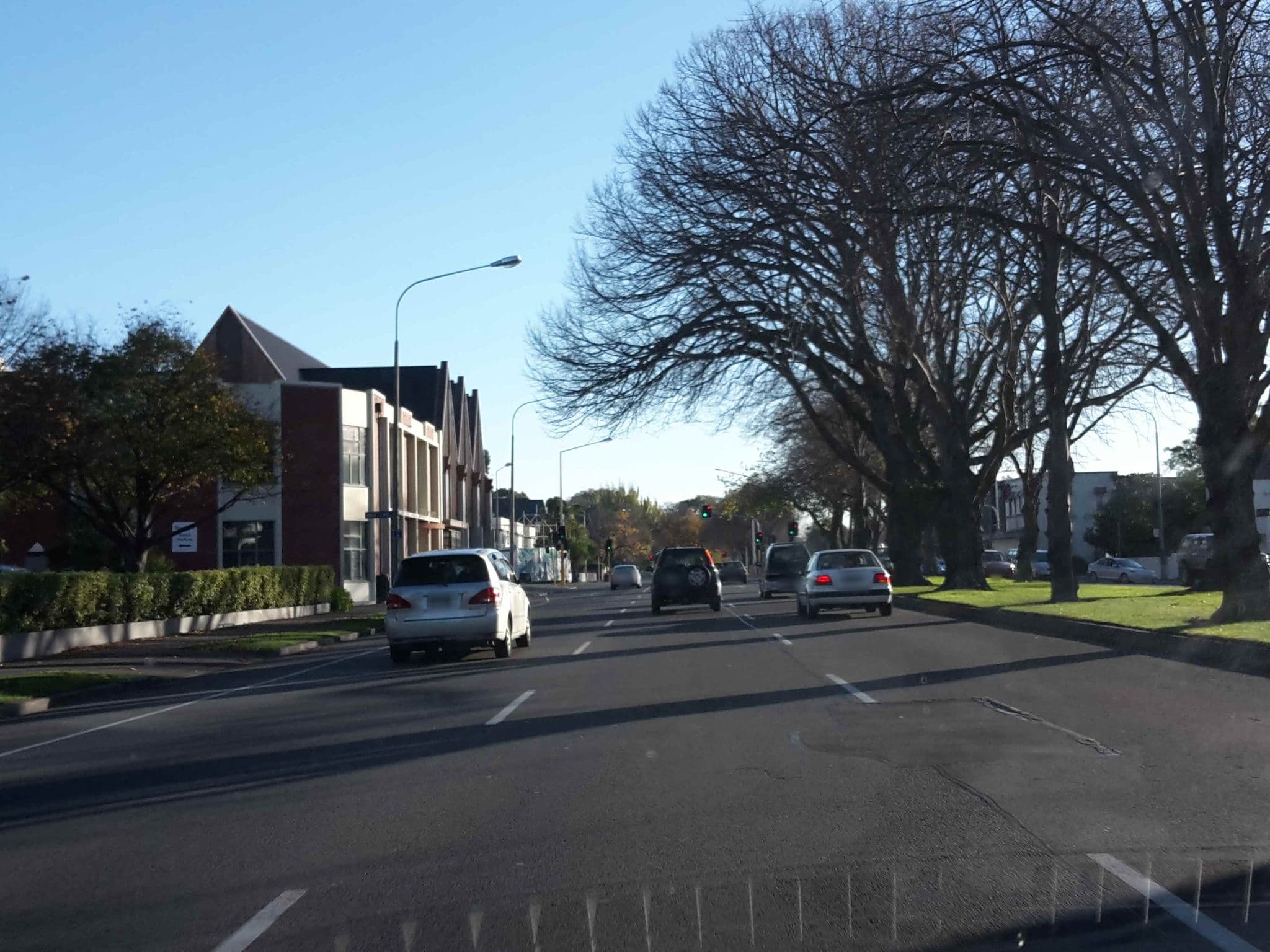Street view near Amross Court Motel, Christchurch — © hoodlum (CC BY-SA · Mapillary)