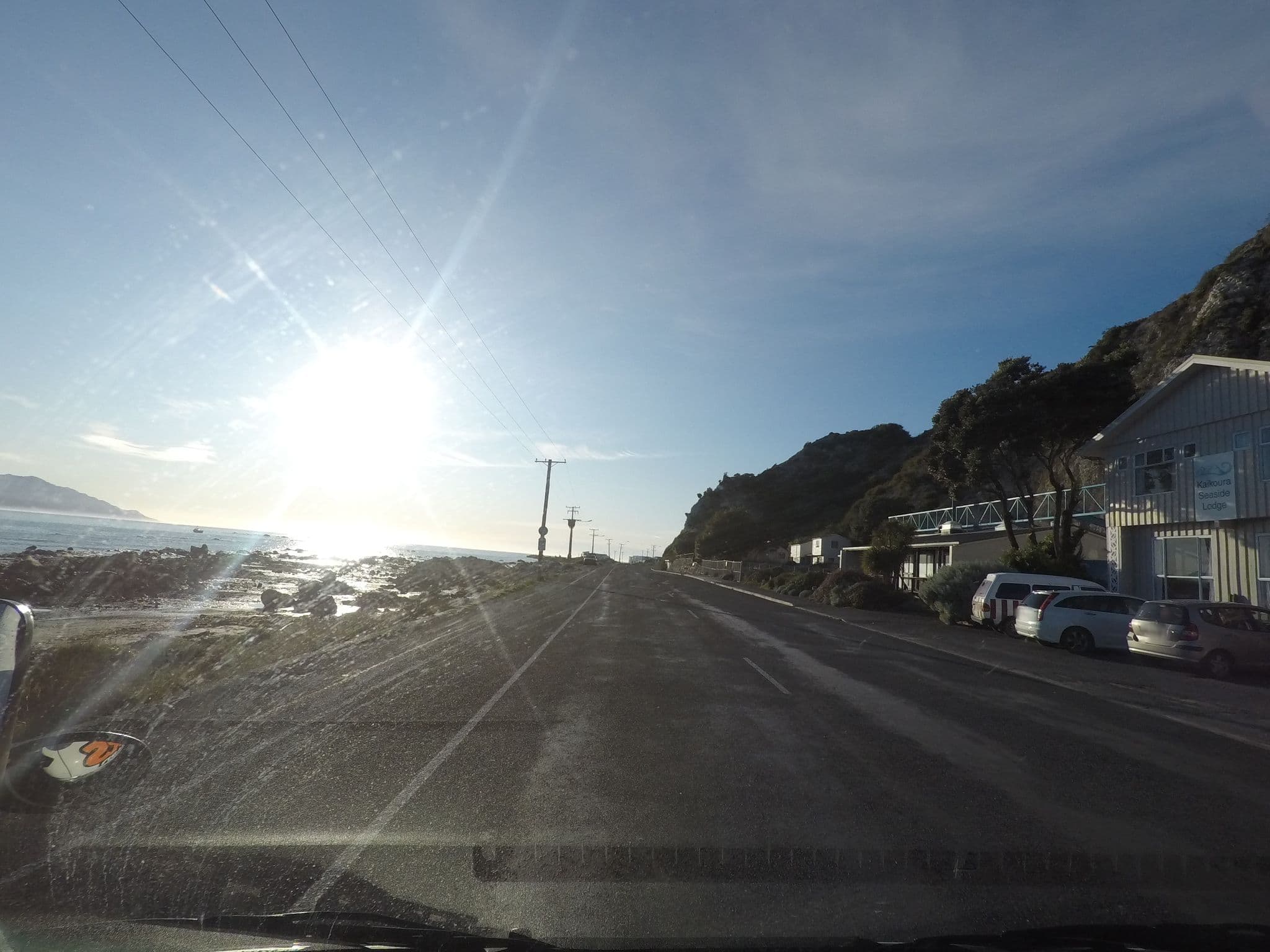 Street view near Kaikoura Seaside Lodge, Redwoodtown — © ralley (CC BY-SA · Mapillary)