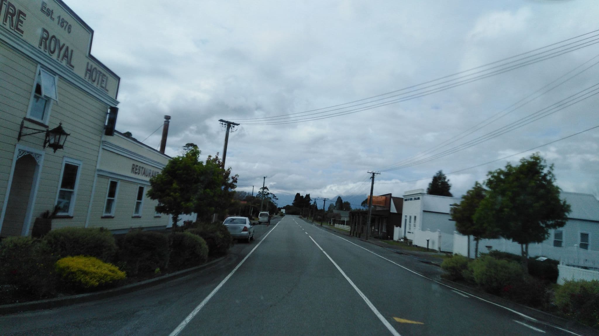 Street view near Theatre Royal Hotel, Karoro — © 1111 (CC BY-SA · Mapillary)