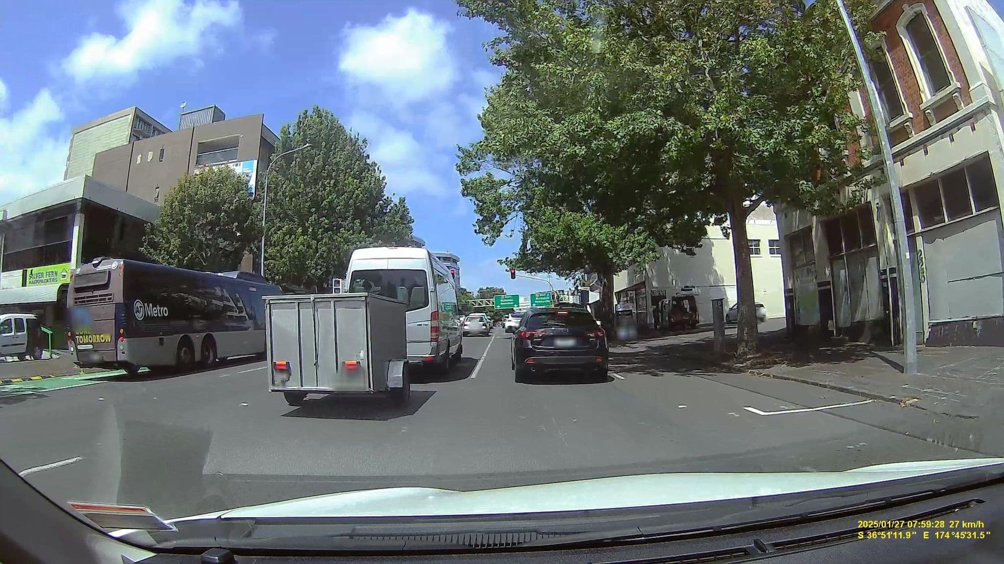 Street view near Silver Fern Backpackers, Auckland — © ralley (CC BY-SA · Mapillary)