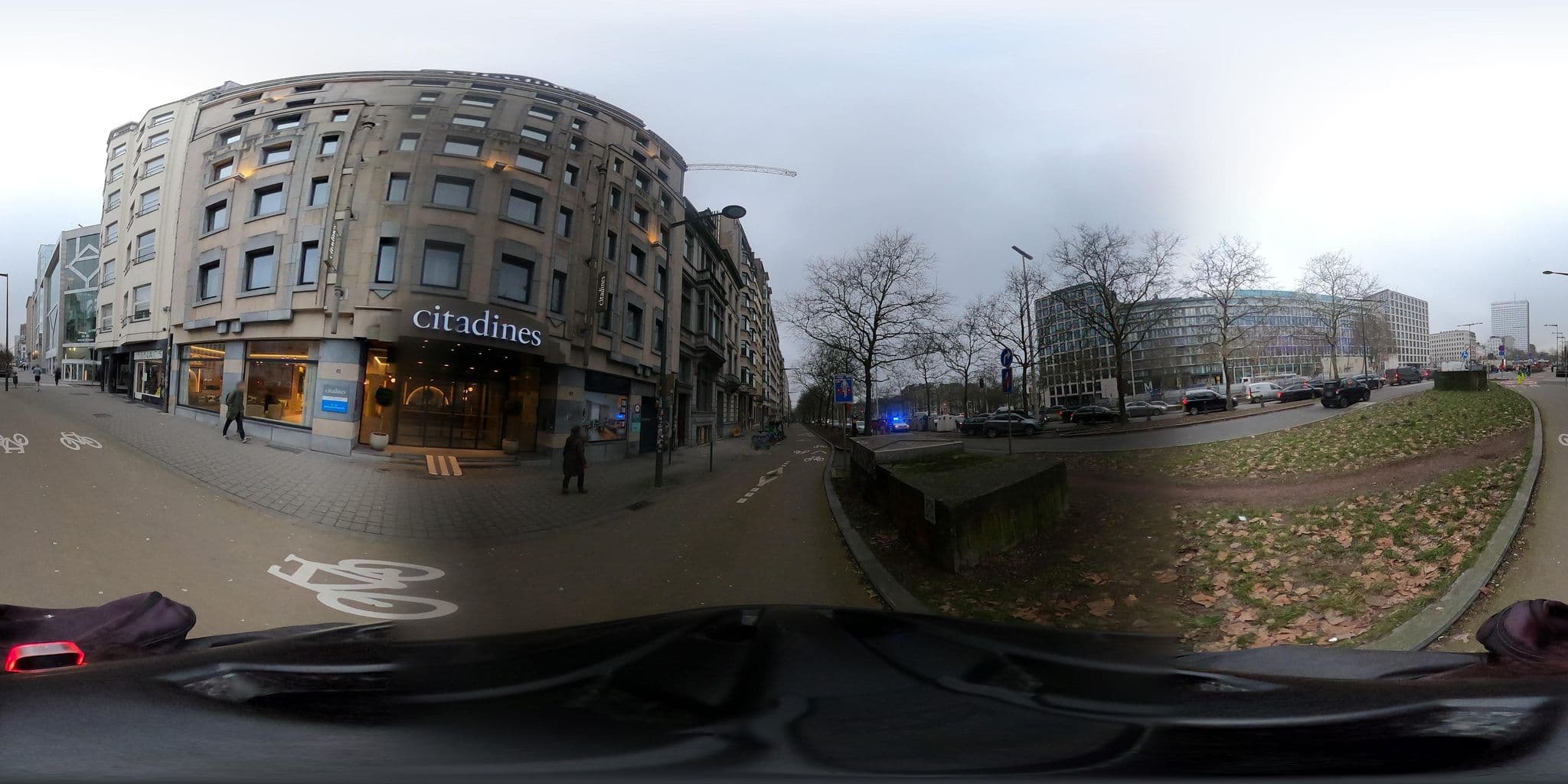 Street view near Citadines Bruxelles Toison d'Or, Ixelles — © RaphaelPasLoin (CC BY-SA · Mapillary)