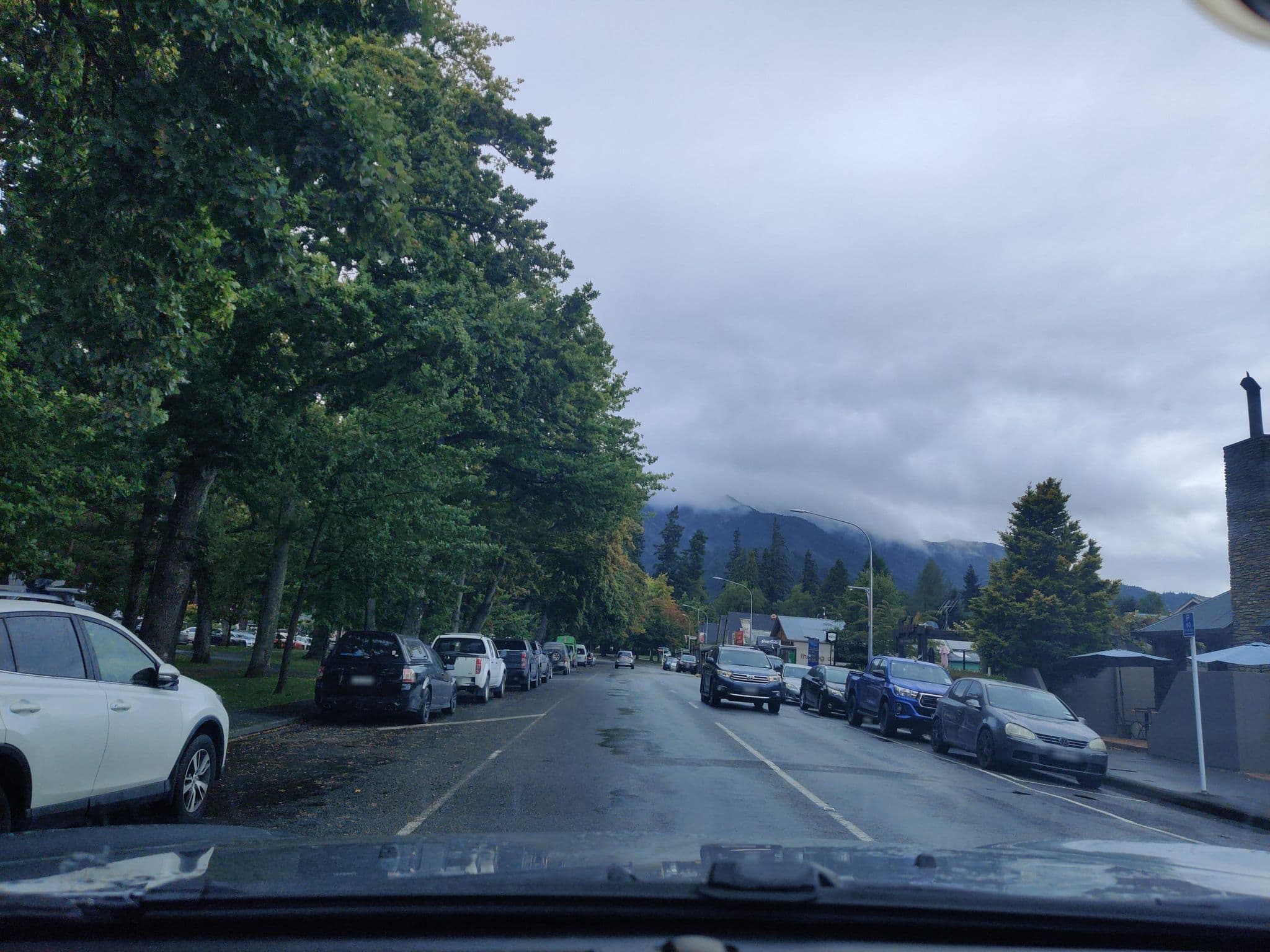Street view near Drifters Inn, Hanmer Springs