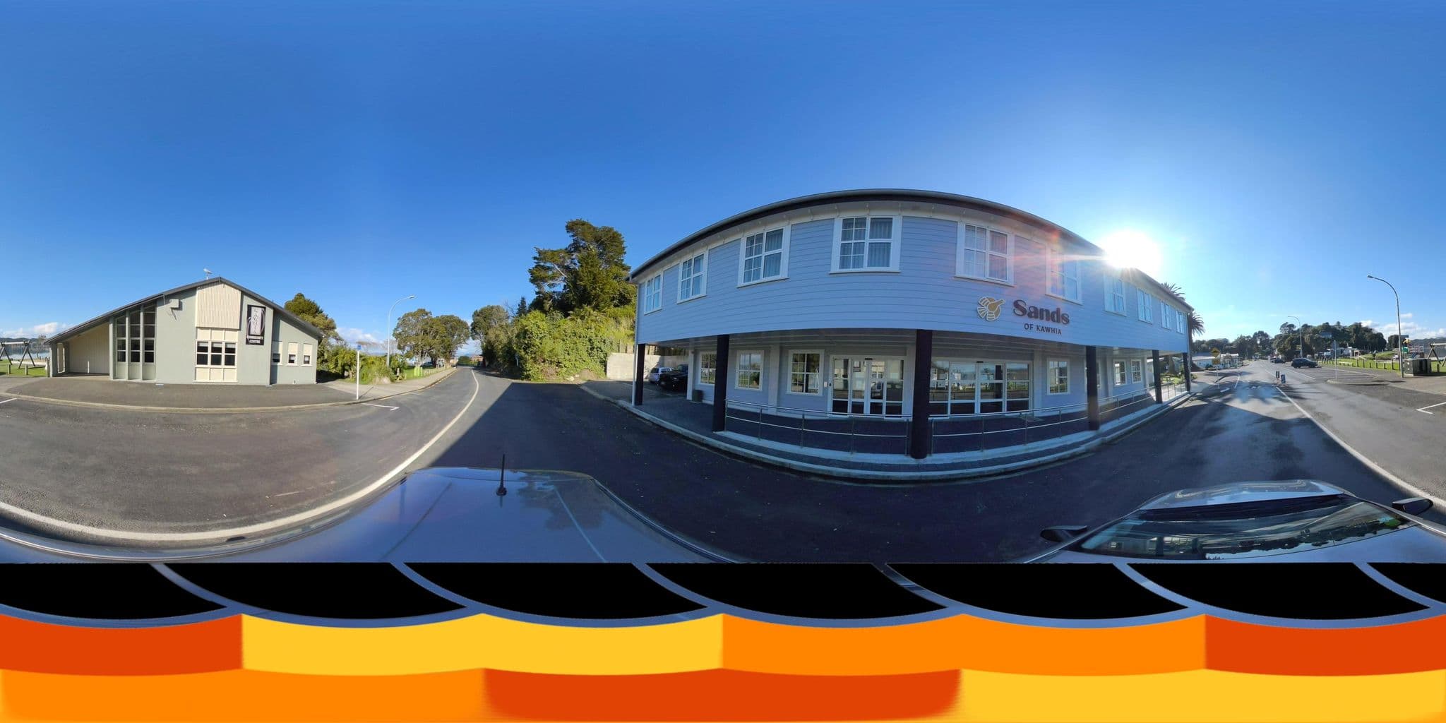 Street view near Sands of Kawhia, Raglan — © leontoorenburg (CC BY-SA · Mapillary)