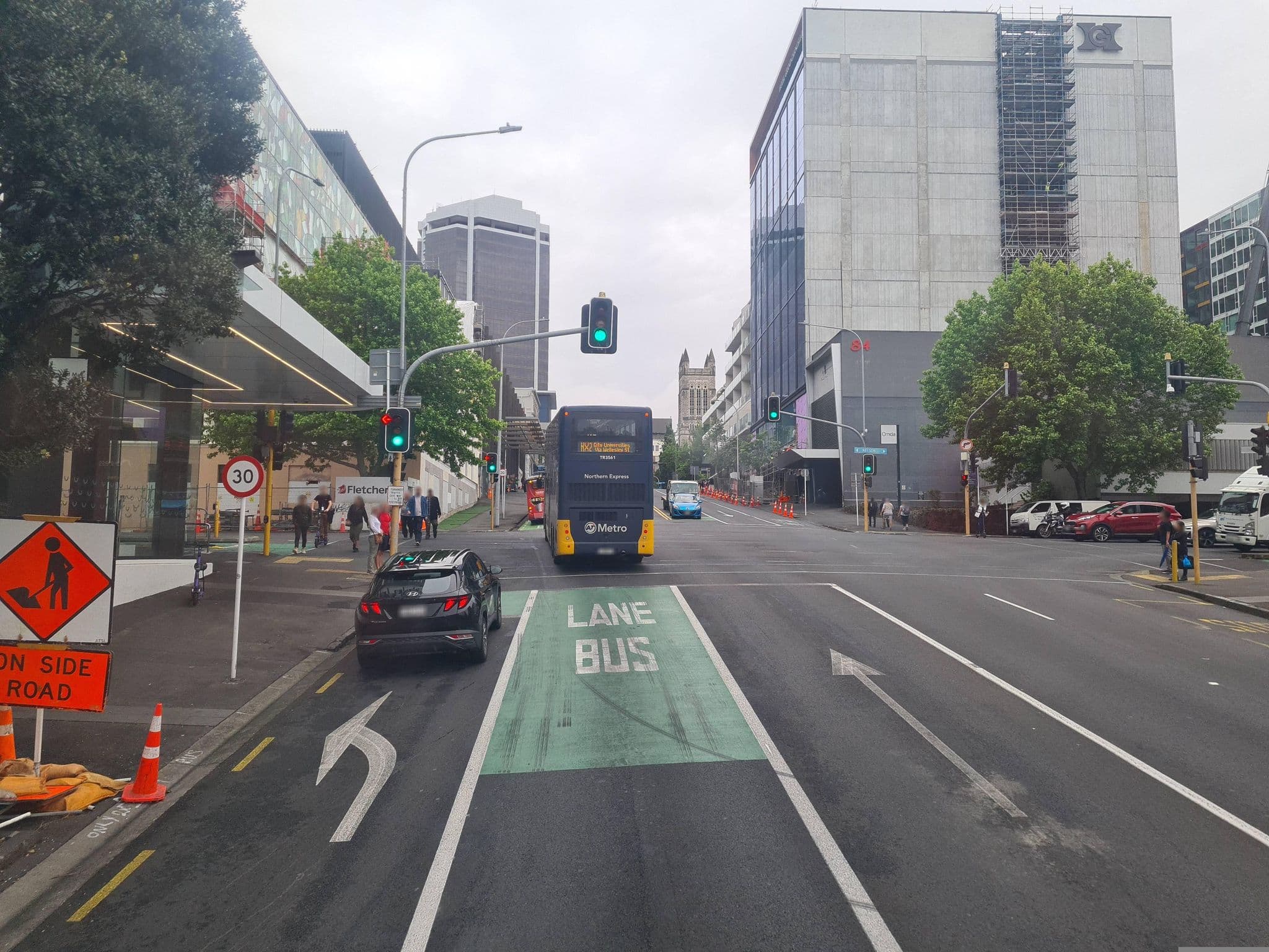 Street view near Sudima Hotel, Auckland — © coykoi (CC BY-SA · Mapillary)