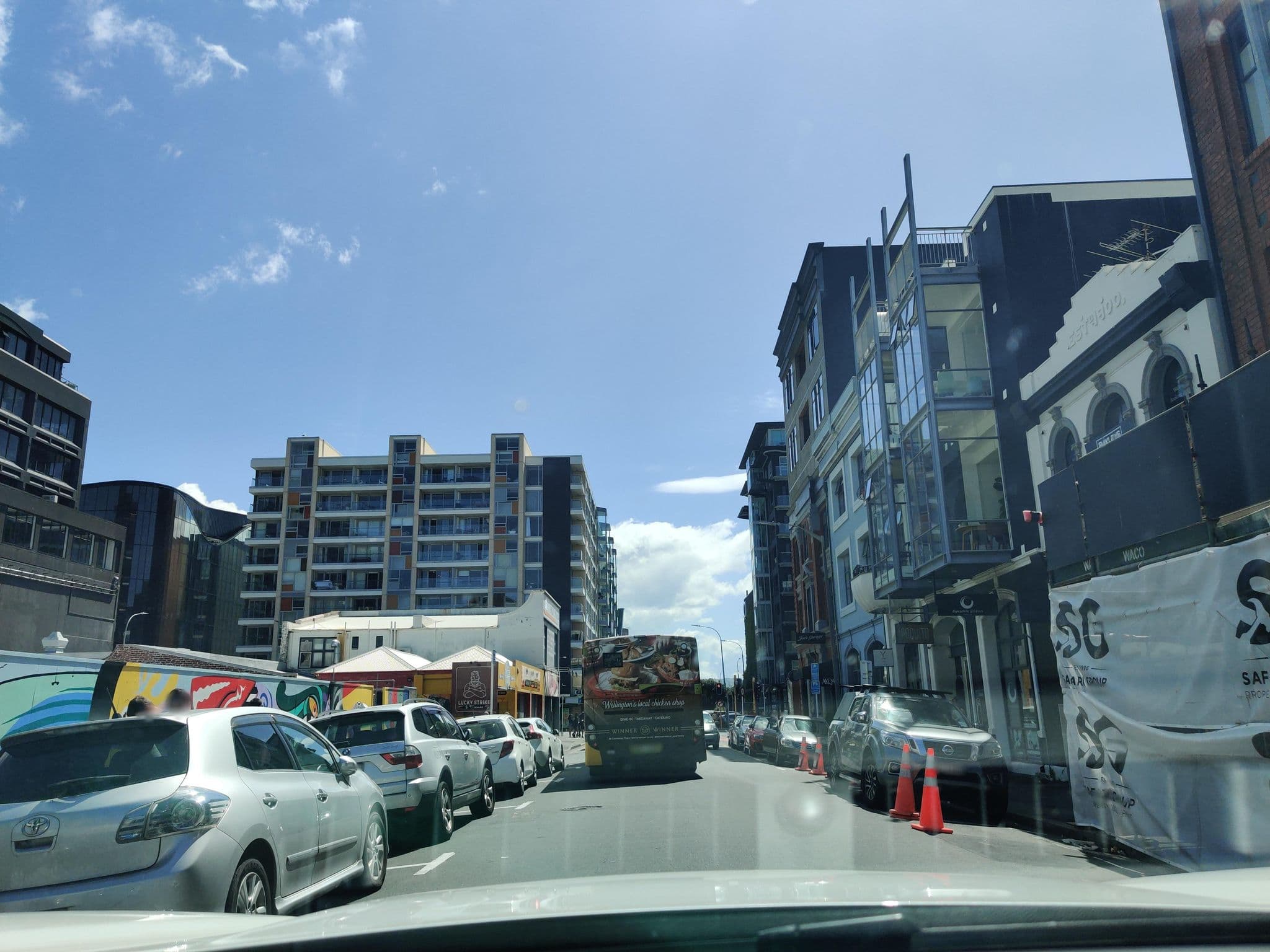 Street view near TRYP by Wyndham Wellington, Te Aro — © elphix (CC BY-SA · Mapillary)
