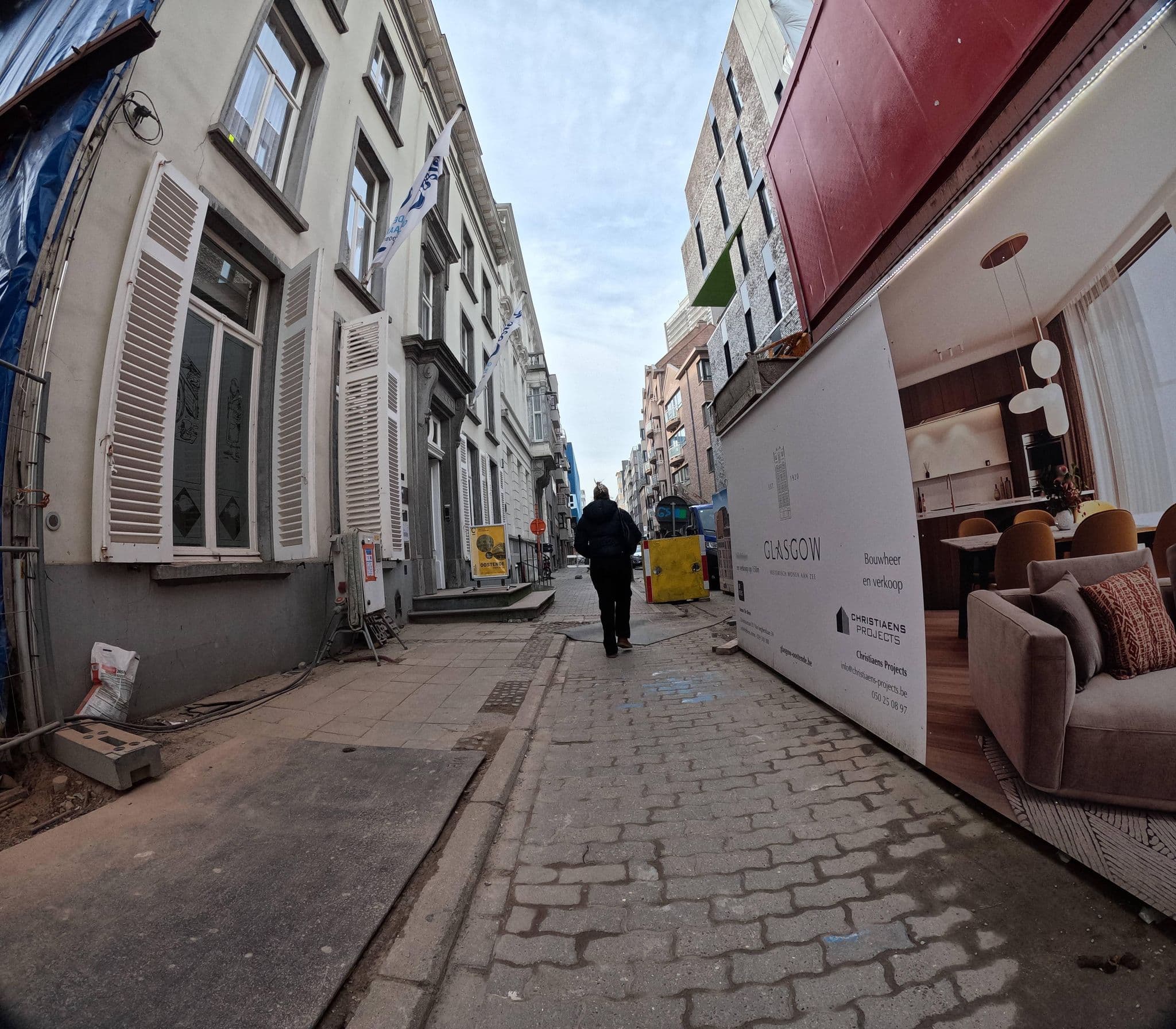 Street view near Hostel De Ploate, Ostend — © filipc (CC BY-SA · Mapillary)