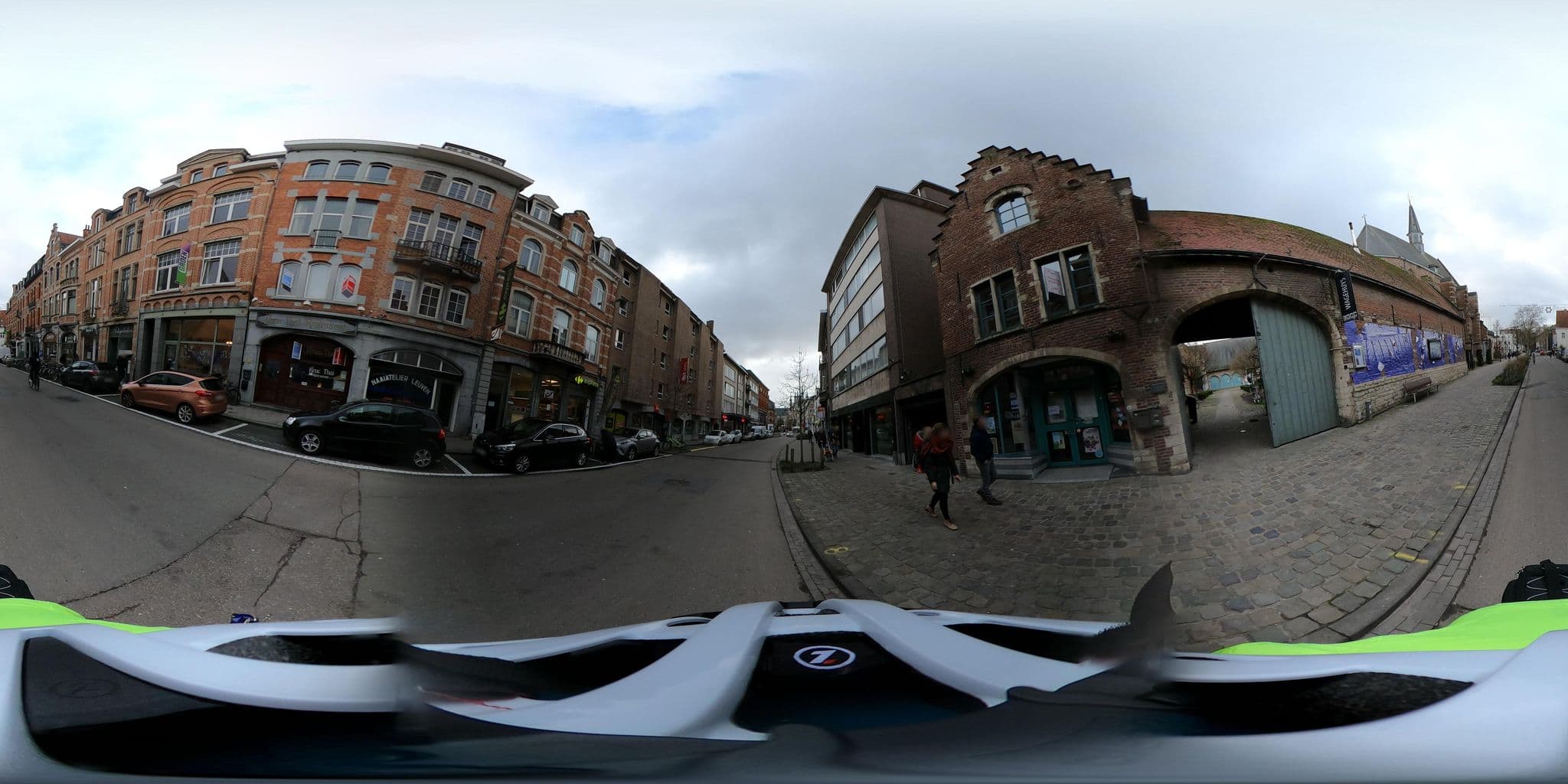 Street view near Ibis Leuven centrum, Leuven — © Mizuna (CC BY-SA · Mapillary)
