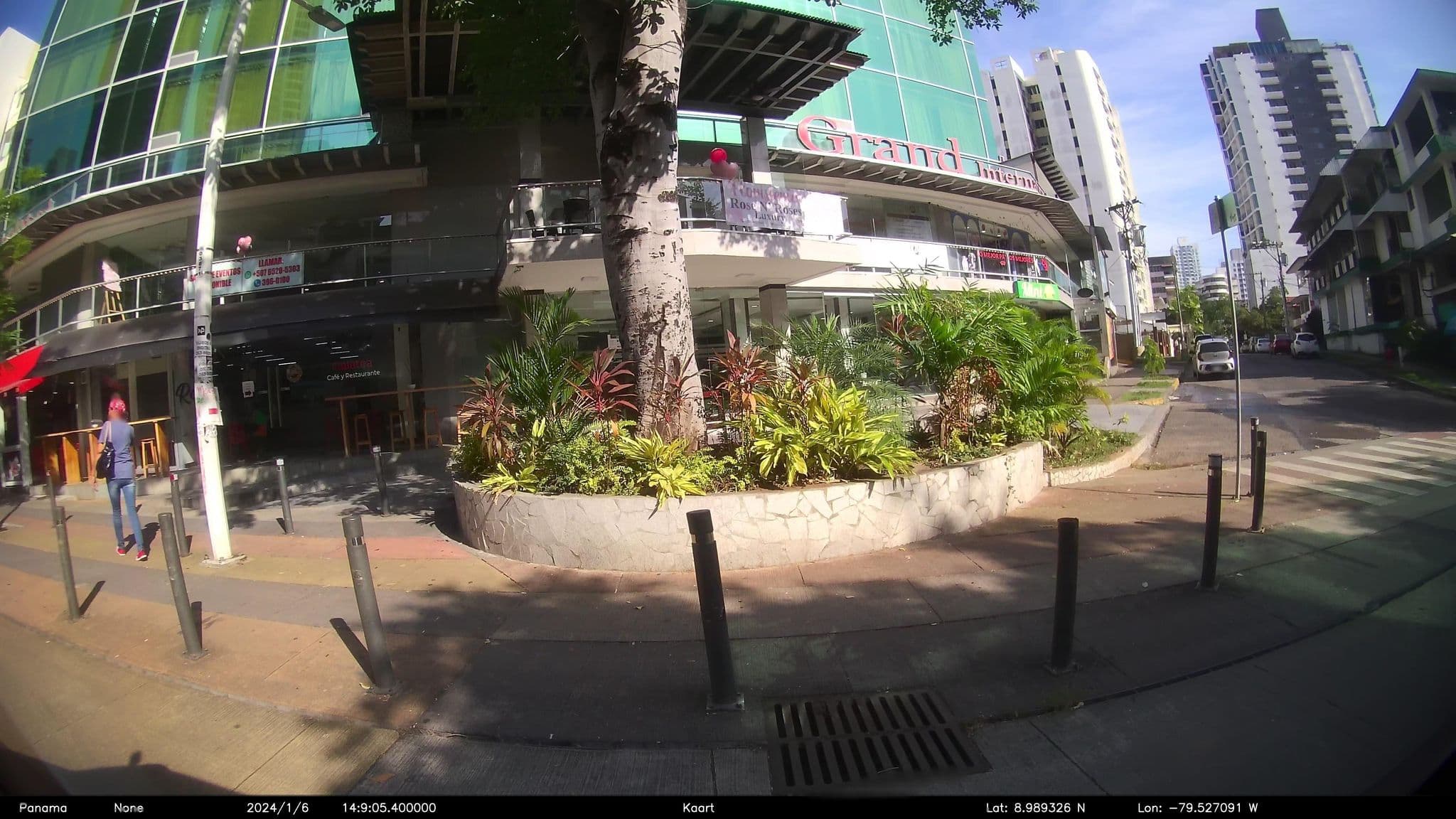Street view near Grand International Hotel, Panama City — © kaart_2 (CC BY-SA · Mapillary)