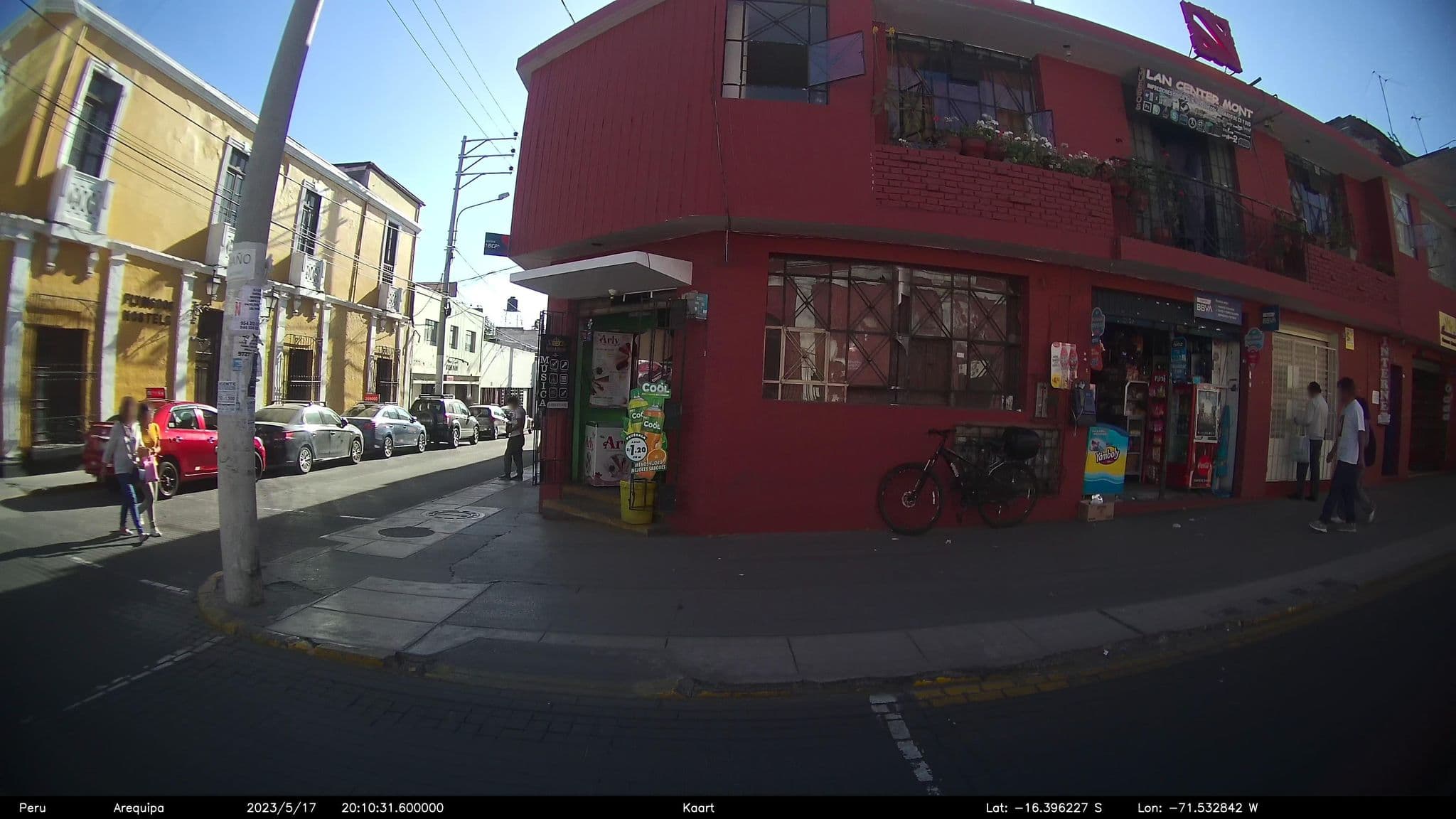 Street view near Flying Dog Hostels, Arequipa