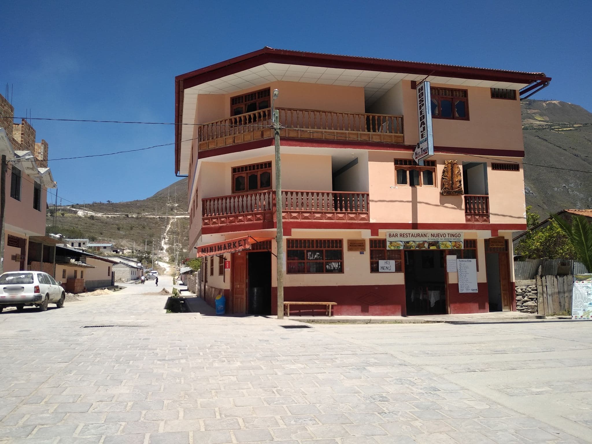 Street view near Hospedaje Nuevo Tingo, Chachapoyas — © nomadmapper (CC BY-SA · Mapillary)